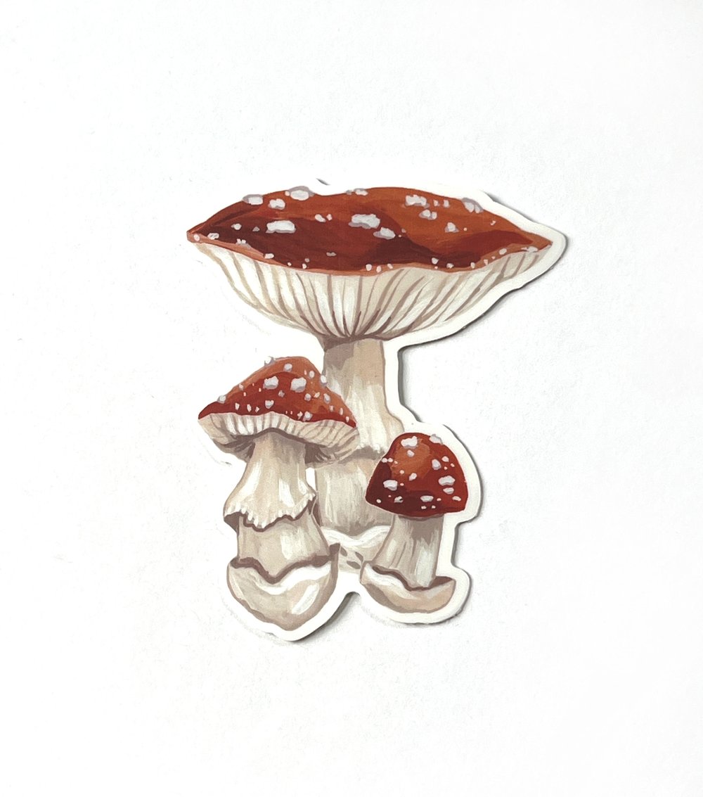 Get Aesthetic Mushroom Wax Seal Stickers - misterrobinson