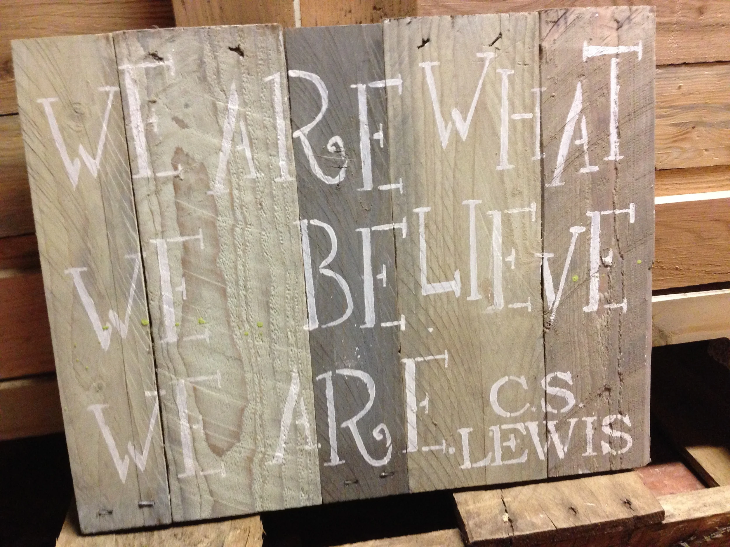 Pallet Sign