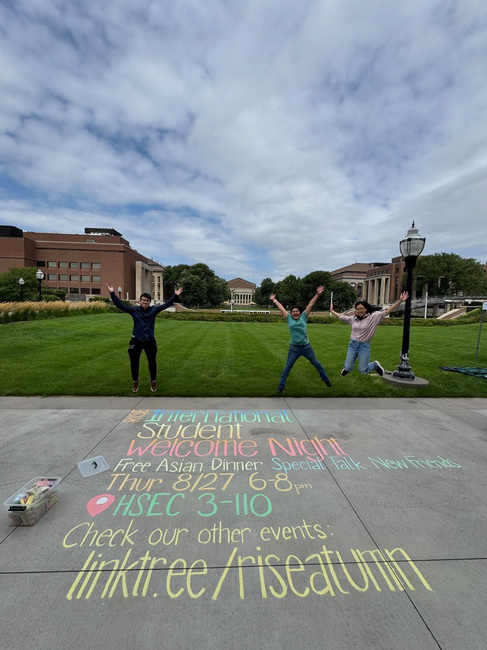 🎉🌎 Welcome Night is TODAY! 🌎🎉

We&rsquo;re so excited to see you tonight! 💛 Come join us for free dinner, games, student panel, a special talk, and a chance to meet new friends! 🍽️🎲🤝✨

📅 Tonight &mdash; Thursday, August 27
⏰ 6&ndash;8 PM
📍 