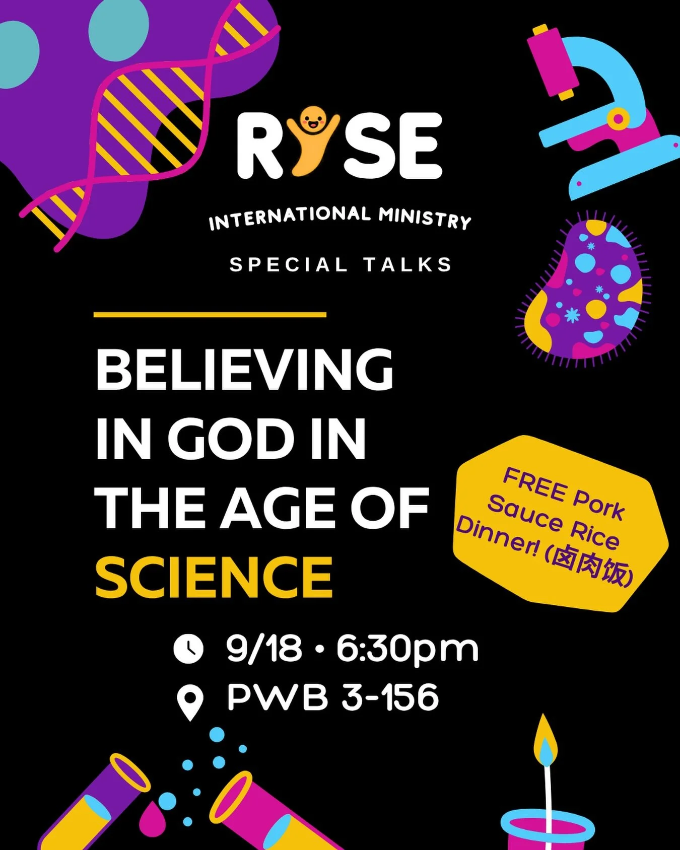🔬💭 Join us for a special RISE talk this Friday with Rebecca! 🌎✨ 

She&rsquo;ll share her perspective on &ldquo;Believing in God in the Age of Science&rdquo; and explore how faith and science can fit together.

We&rsquo;ll explore questions about s
