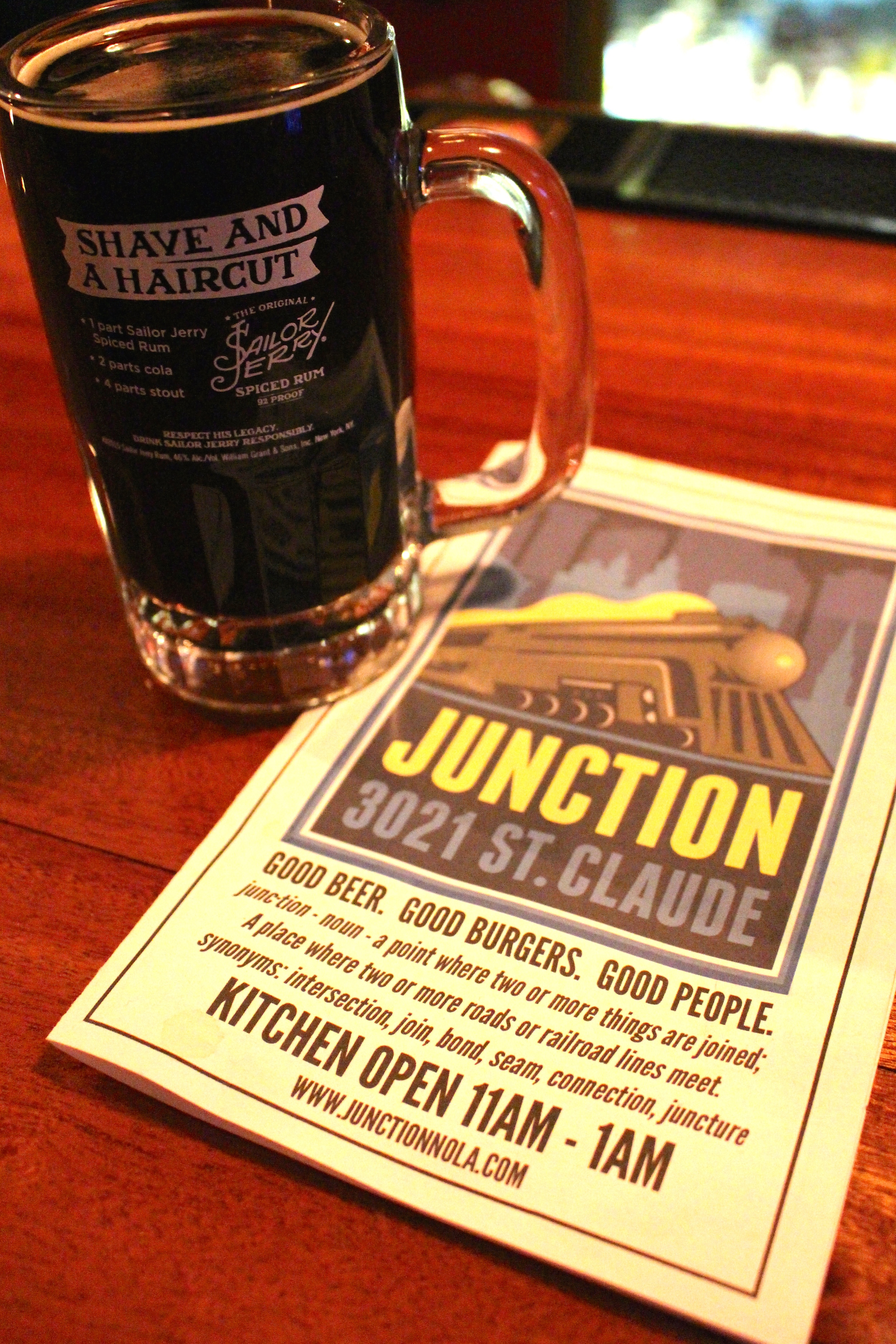 Sailor Jerry + Cola + 40 Arpent Milk Stout? Yes.