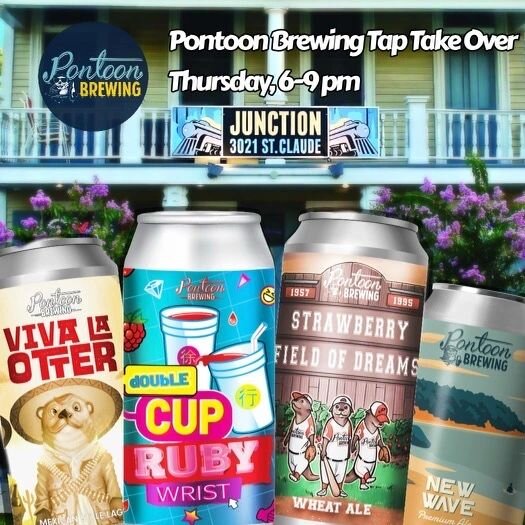 This Thursday we're featuring a killer brewery. @pontoonbrewing . As always we will be throwing all Pontoon beers on special 6pm-9pm🦦🍻