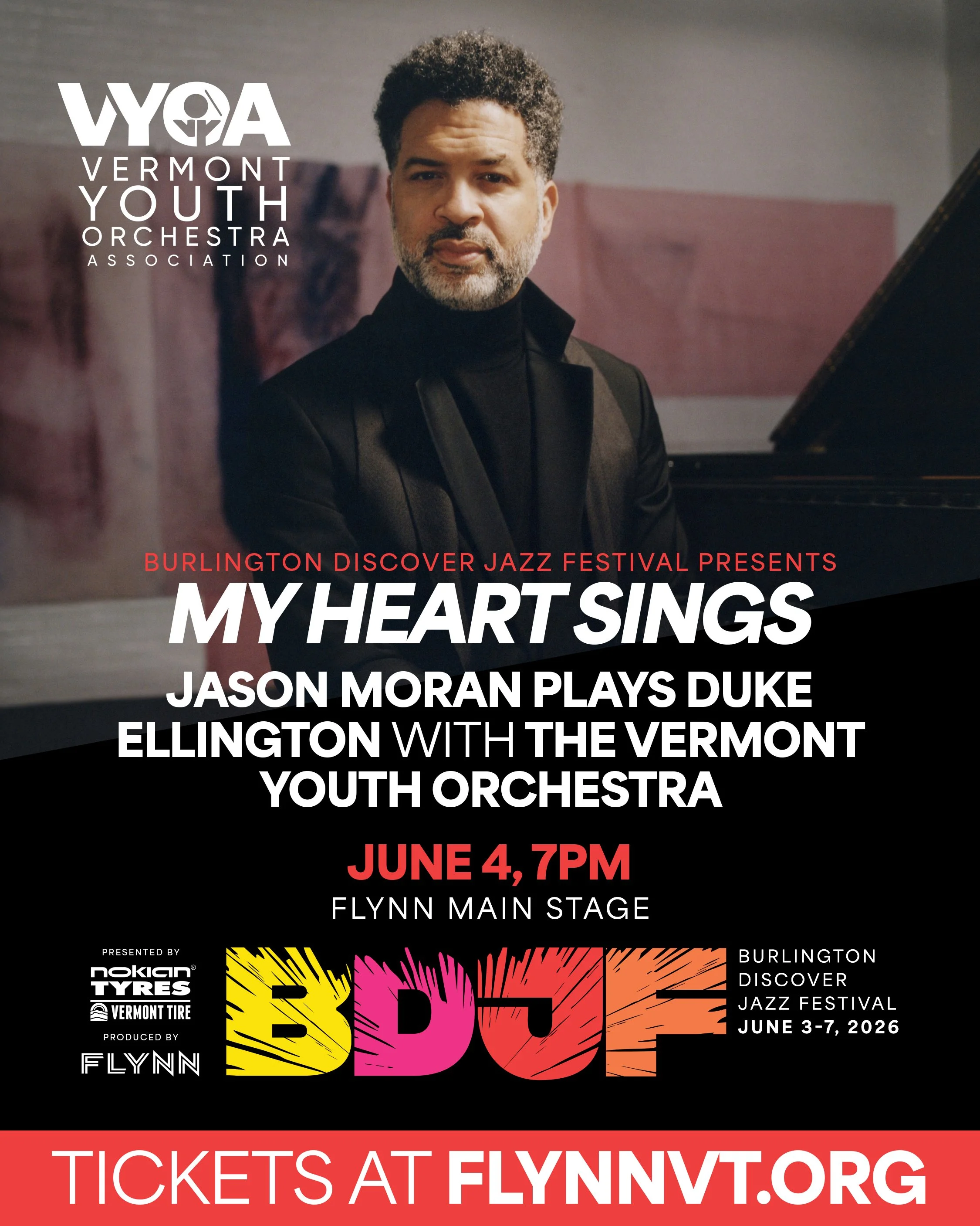 My Heart Sings: Jason Moran feat. VYO Jazz - Burlington Discover Jazz Festival