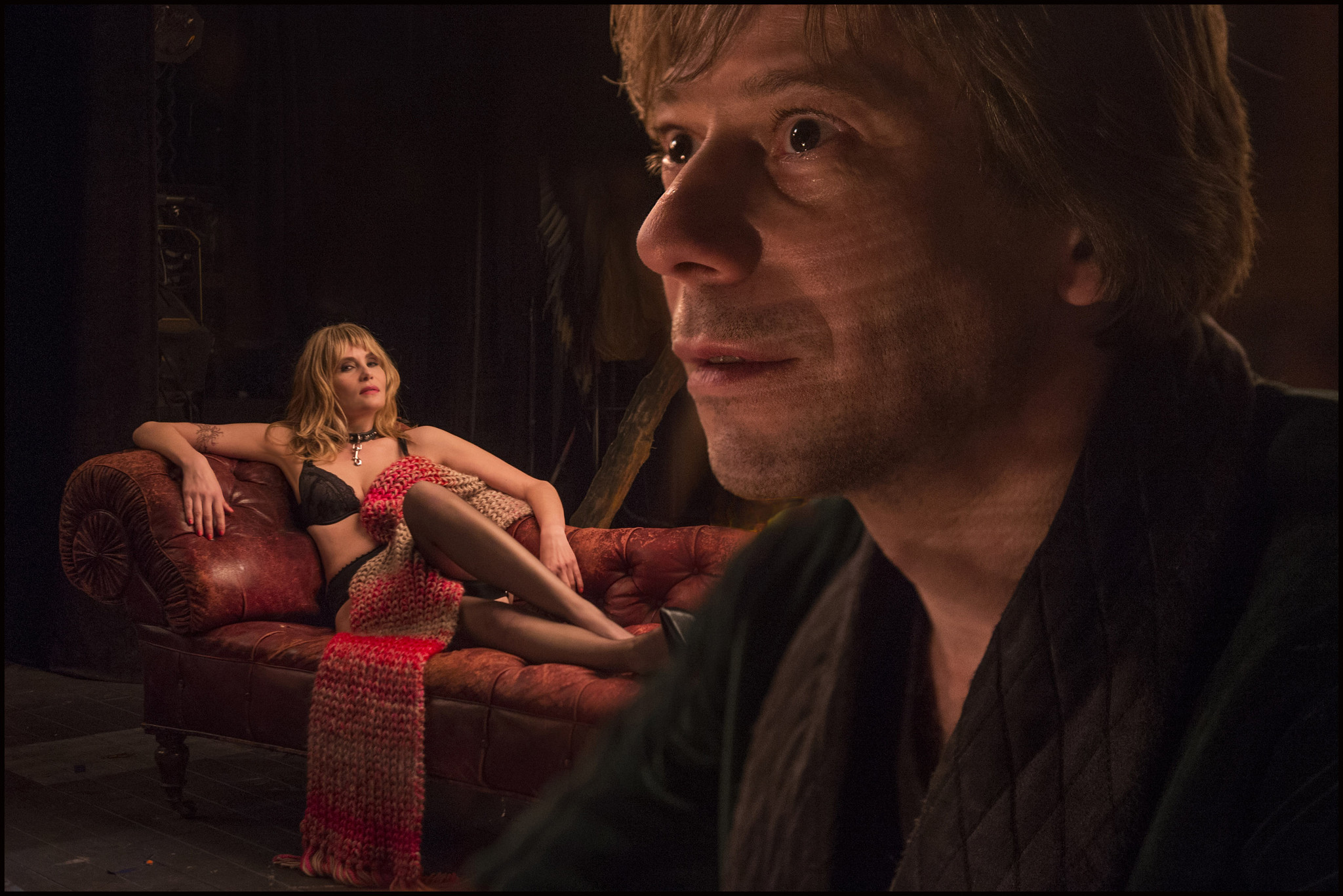 Vanda (Emmanuelle Seigner) and Thomas (Mathieu Amalric)