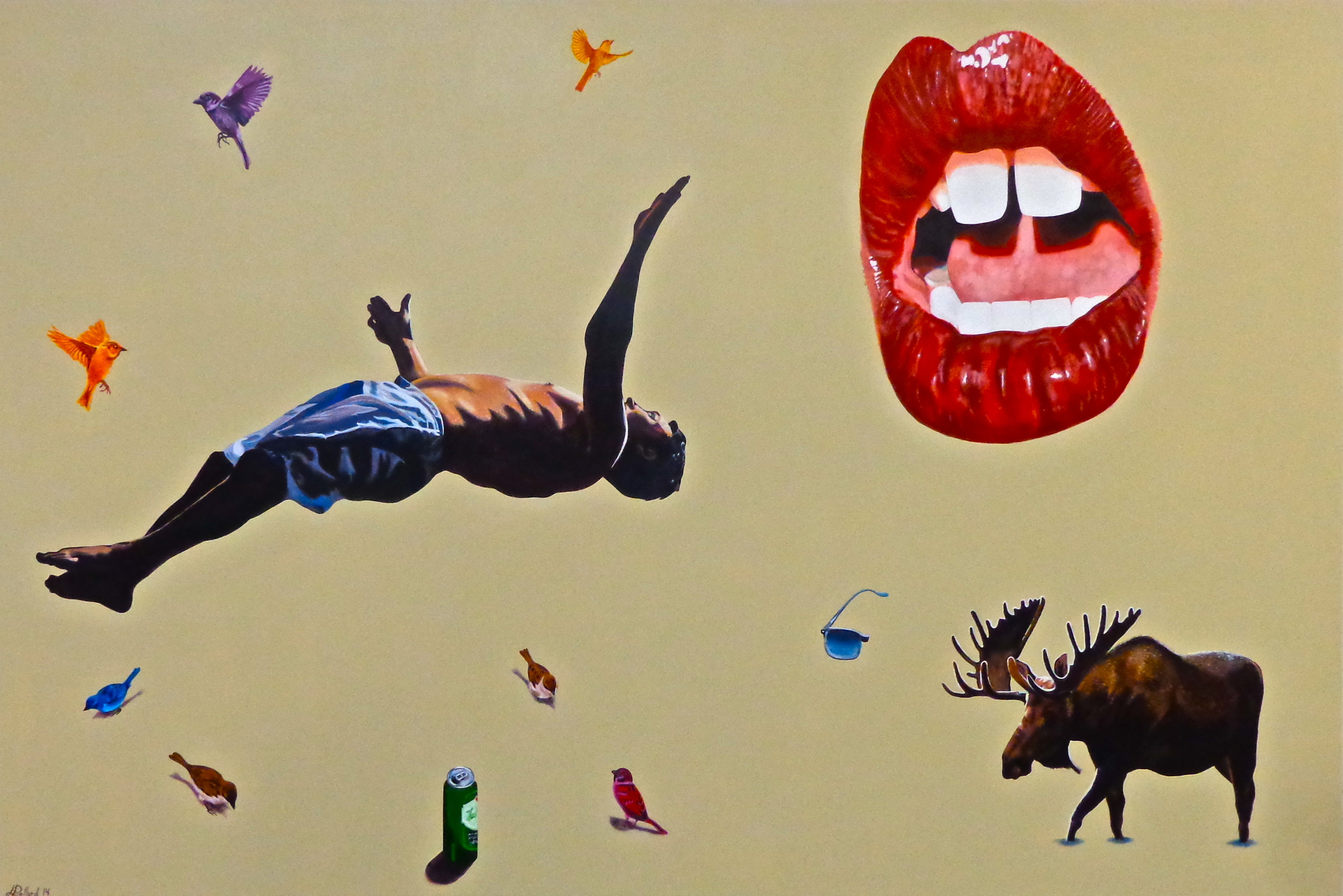 Last Summer - acrylic on canvas 48" x 72"