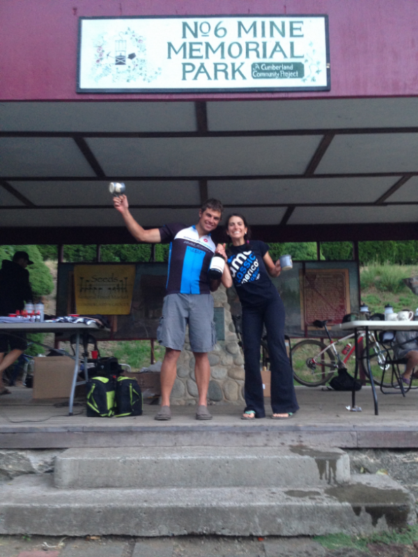 Winners in the Co-Ed 2 person category. We love those Beardsley Mugs!!!