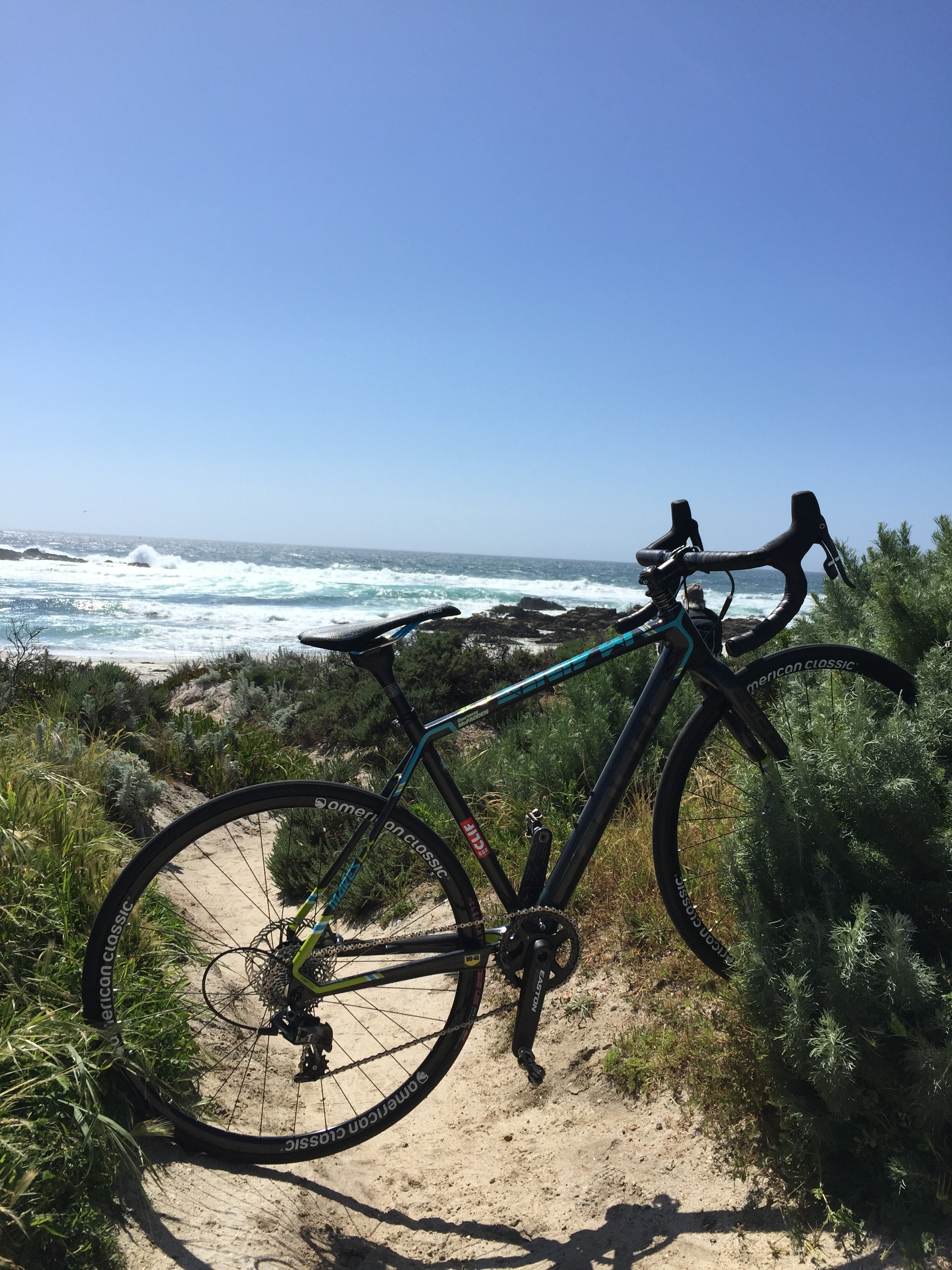 I spent 4 days in Monterey at Sea Otter connecting with sponsors and friends. It was a great test for the hip to see what it could handle. The hip did better than I anticipated, but the trip was 1 day too long for the hip.