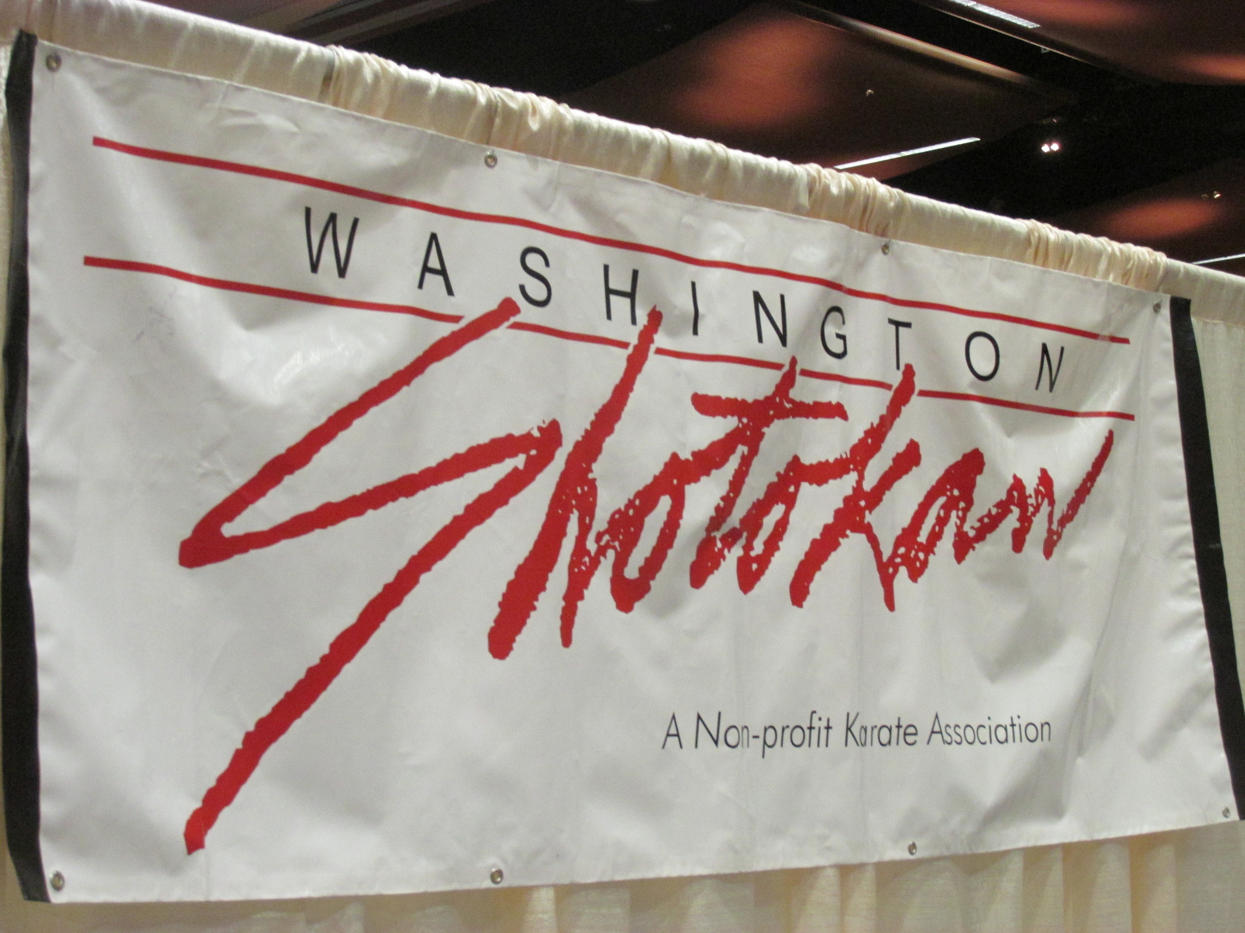 The booth behind us was Washington Shotokan!