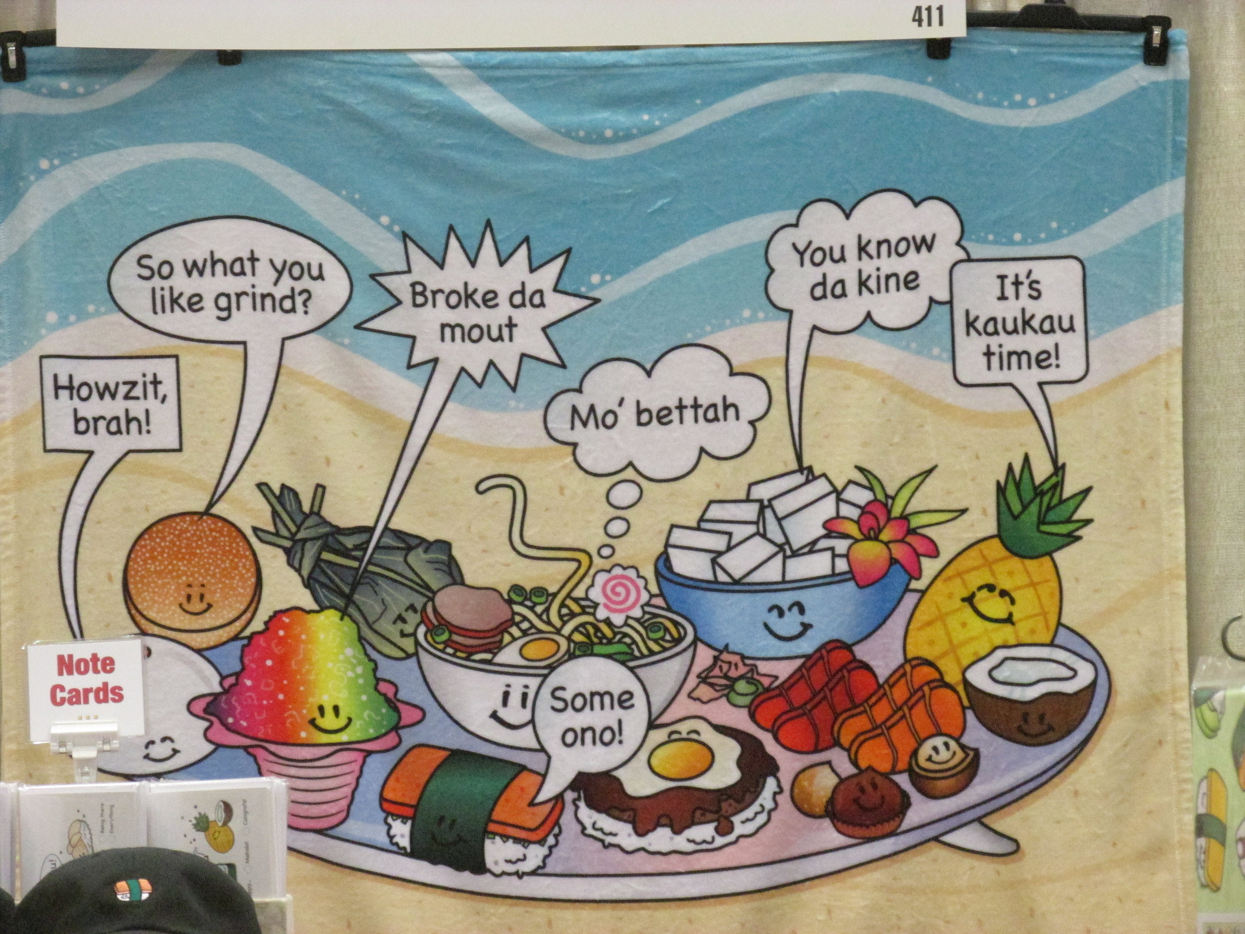 Hello Sushi Store towel.