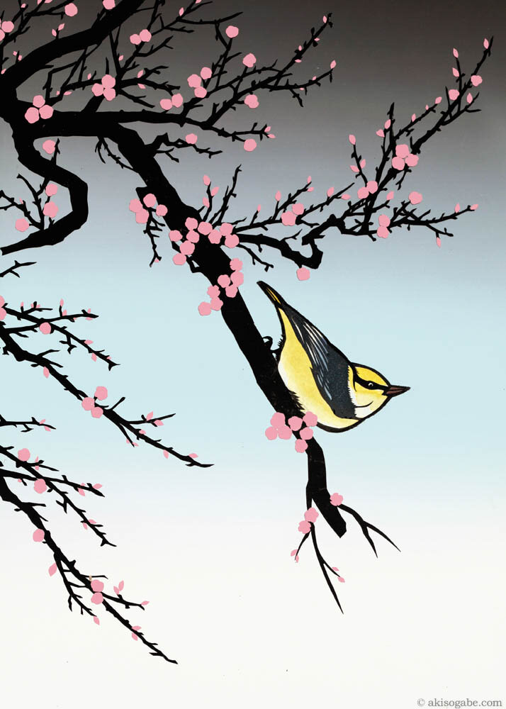Bird on a Plum Tree