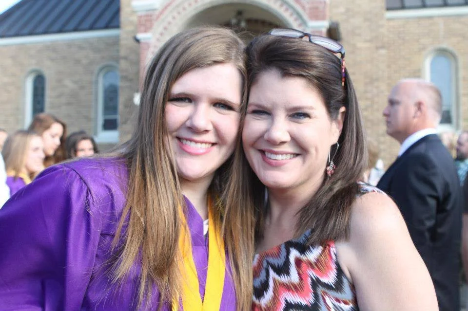 Anne R Trussell, MD with daughter Abbey