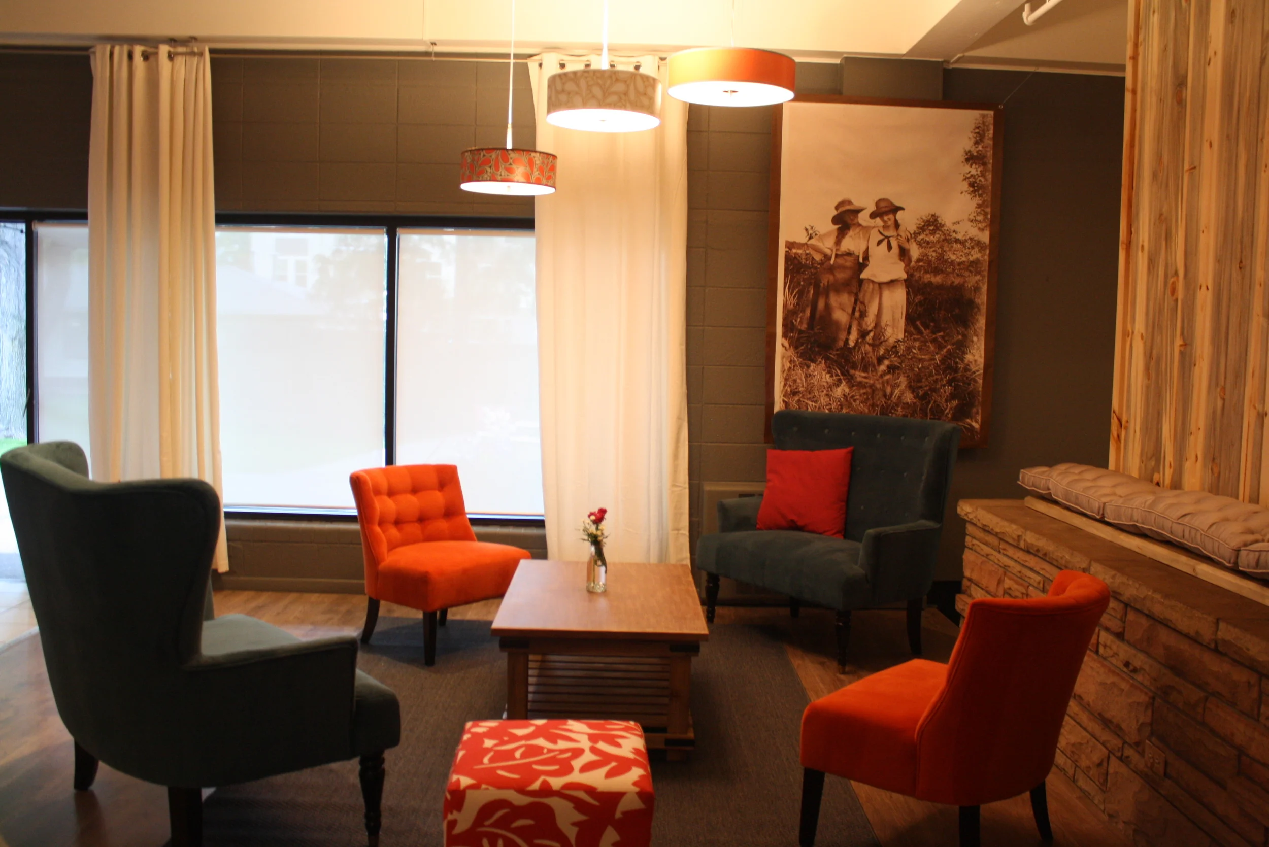 Great room conversation area