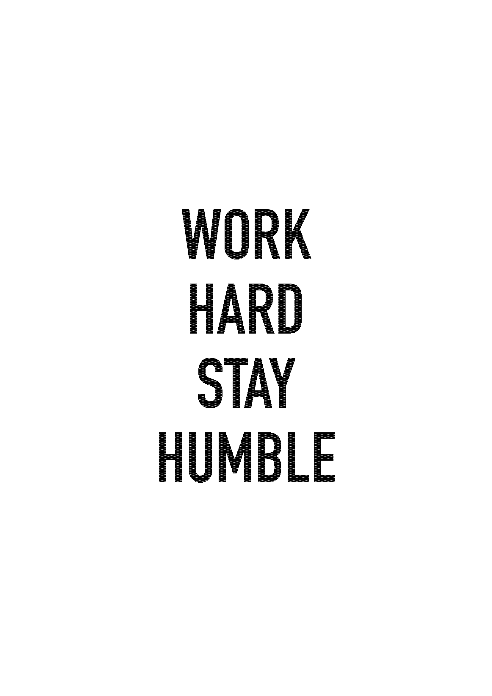 Work Hard Stay Humble wall sticker - Moonwallstickers.com