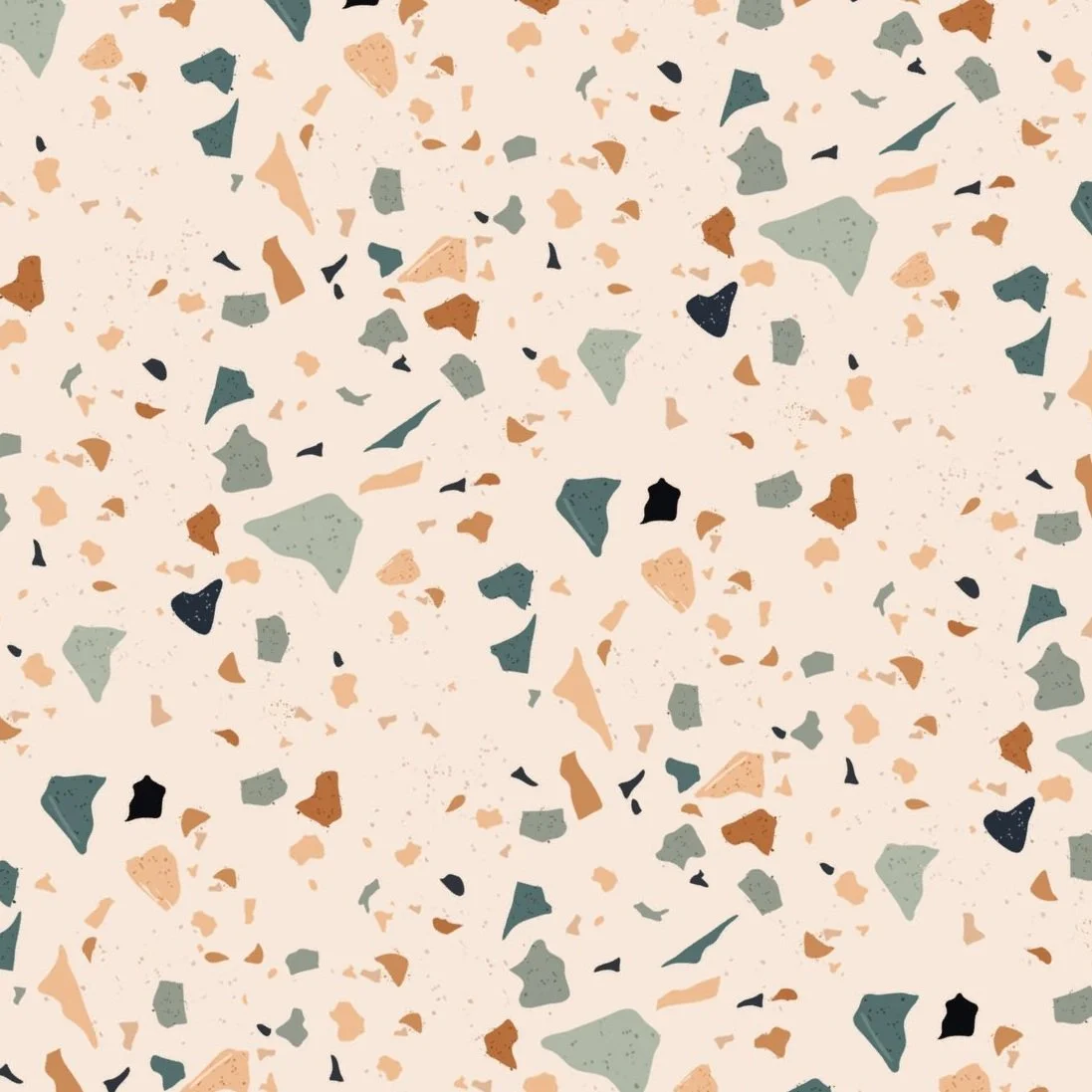 Pink Terrazzo wrapping paper detail