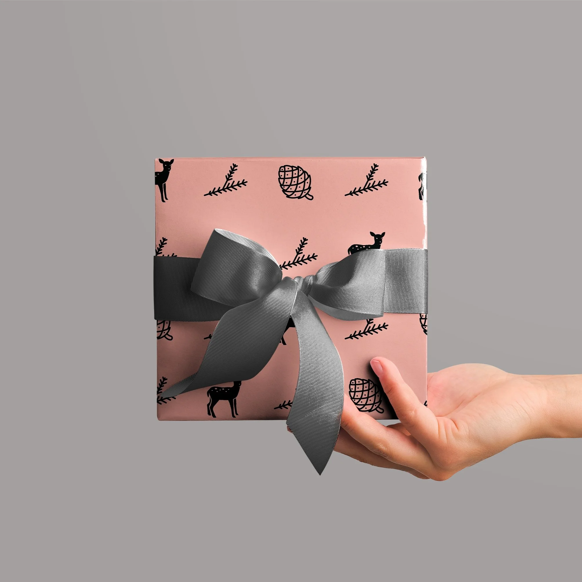 reindeer christmas wrapping paper