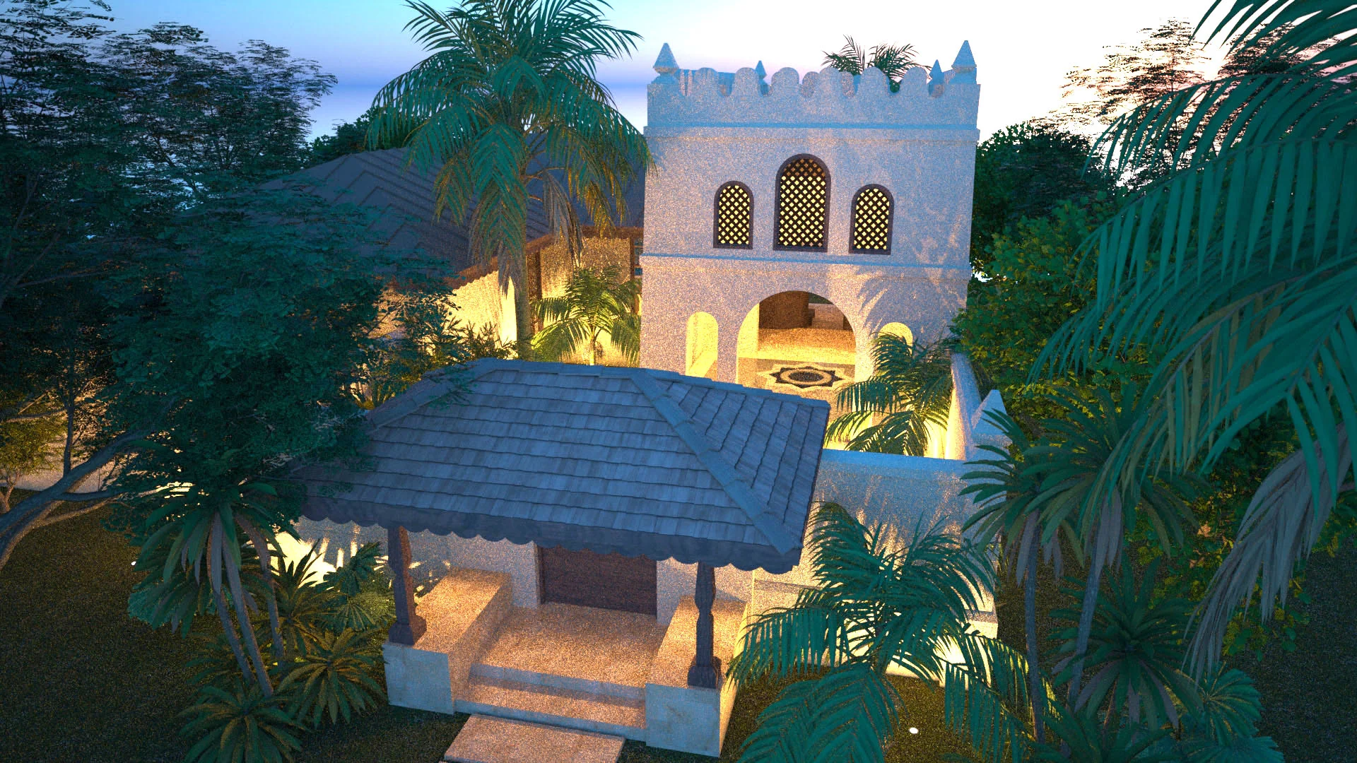 Zanzibar Resort Tanzania One Bedroom Villa Aerial Concept Design.jpg