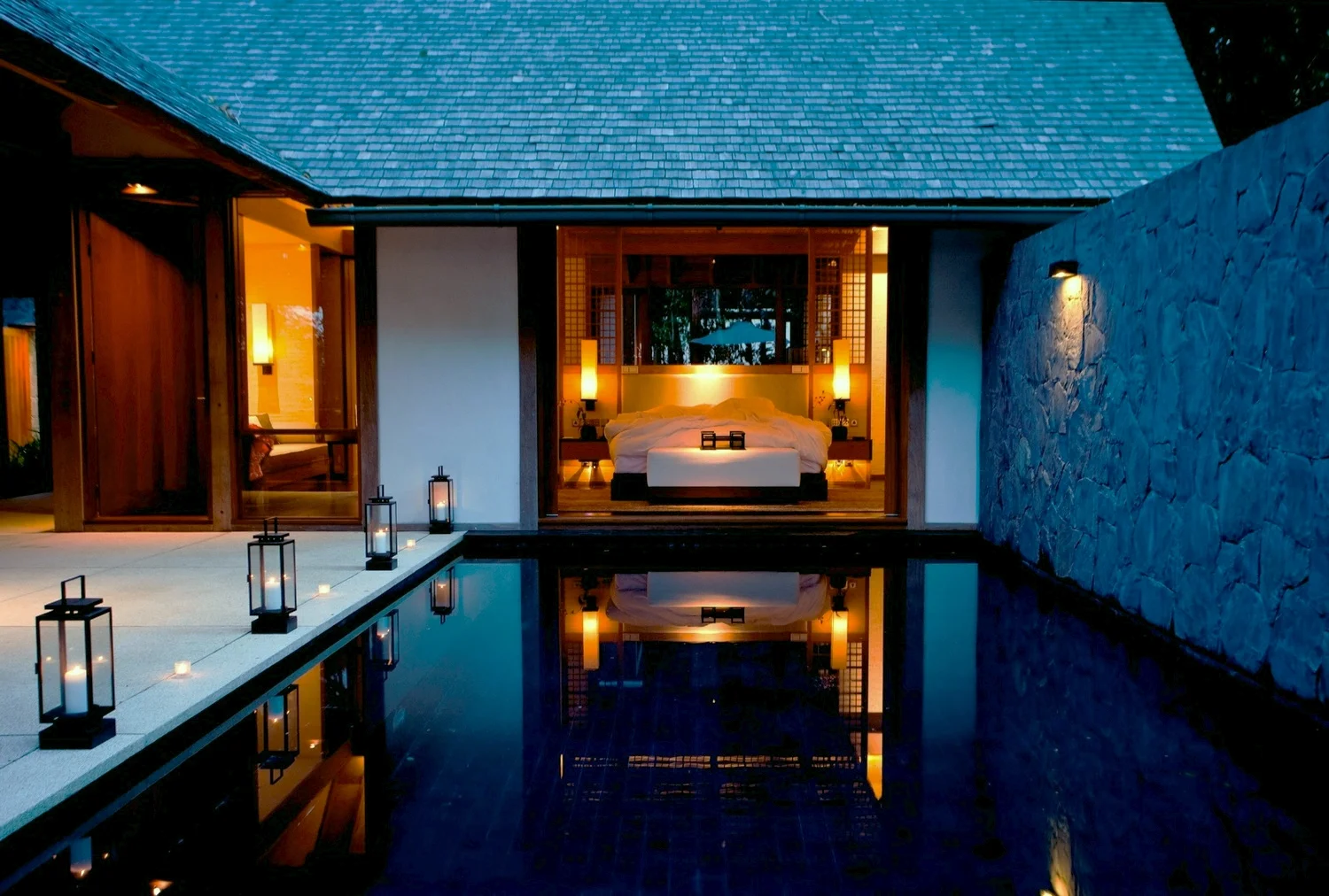 The Datai Beach Villa Private Pool Evening View.jpg