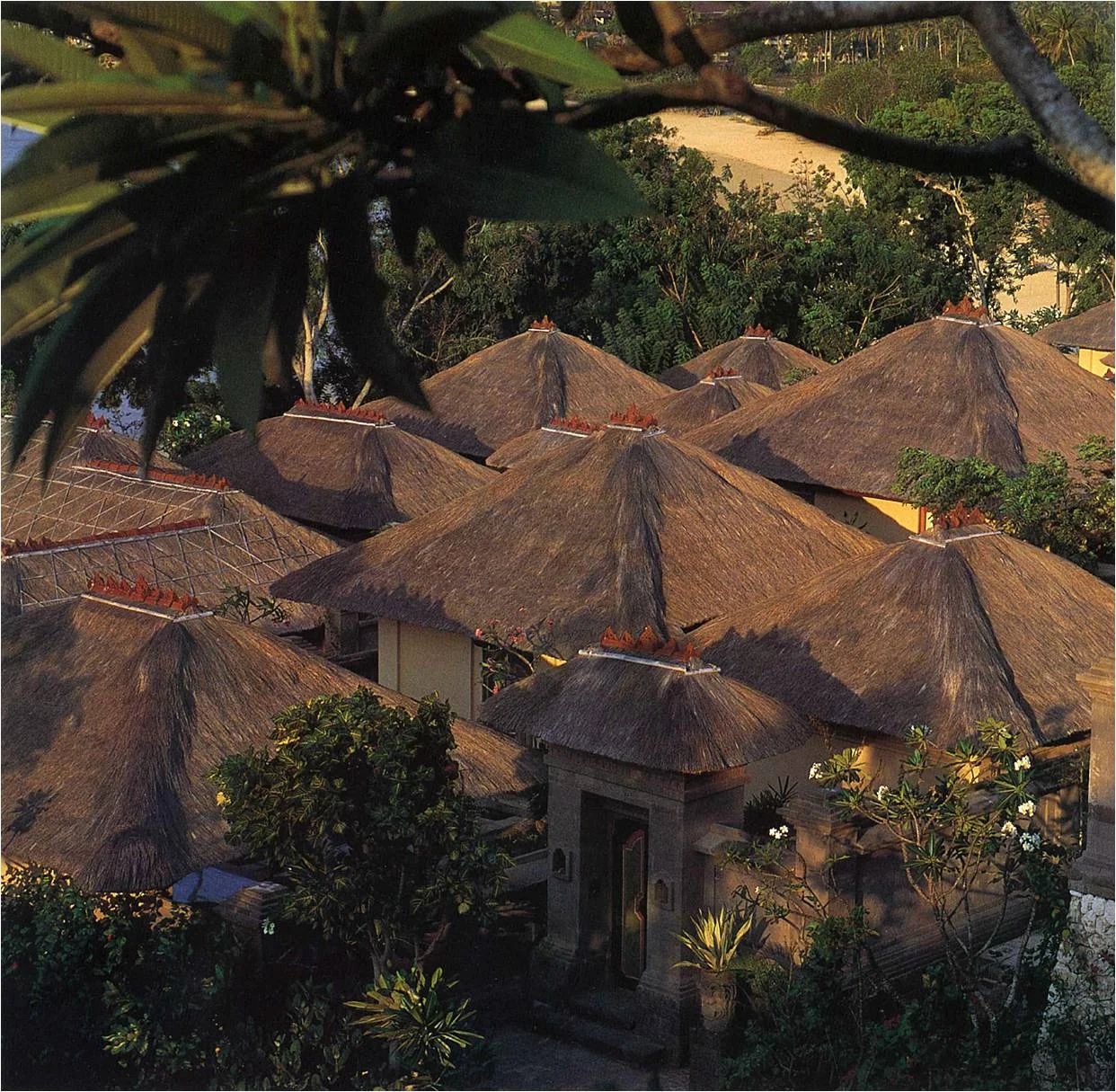 Four Seasons Resort Bali Thatched Roof Villa Aerial View.jpg