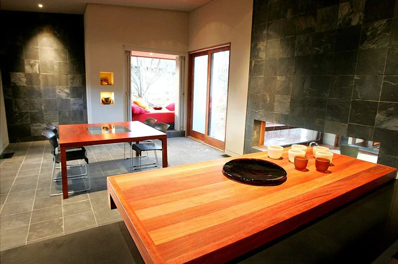 DPR Dining Kitchen Stone Fireplace Interior.jpg