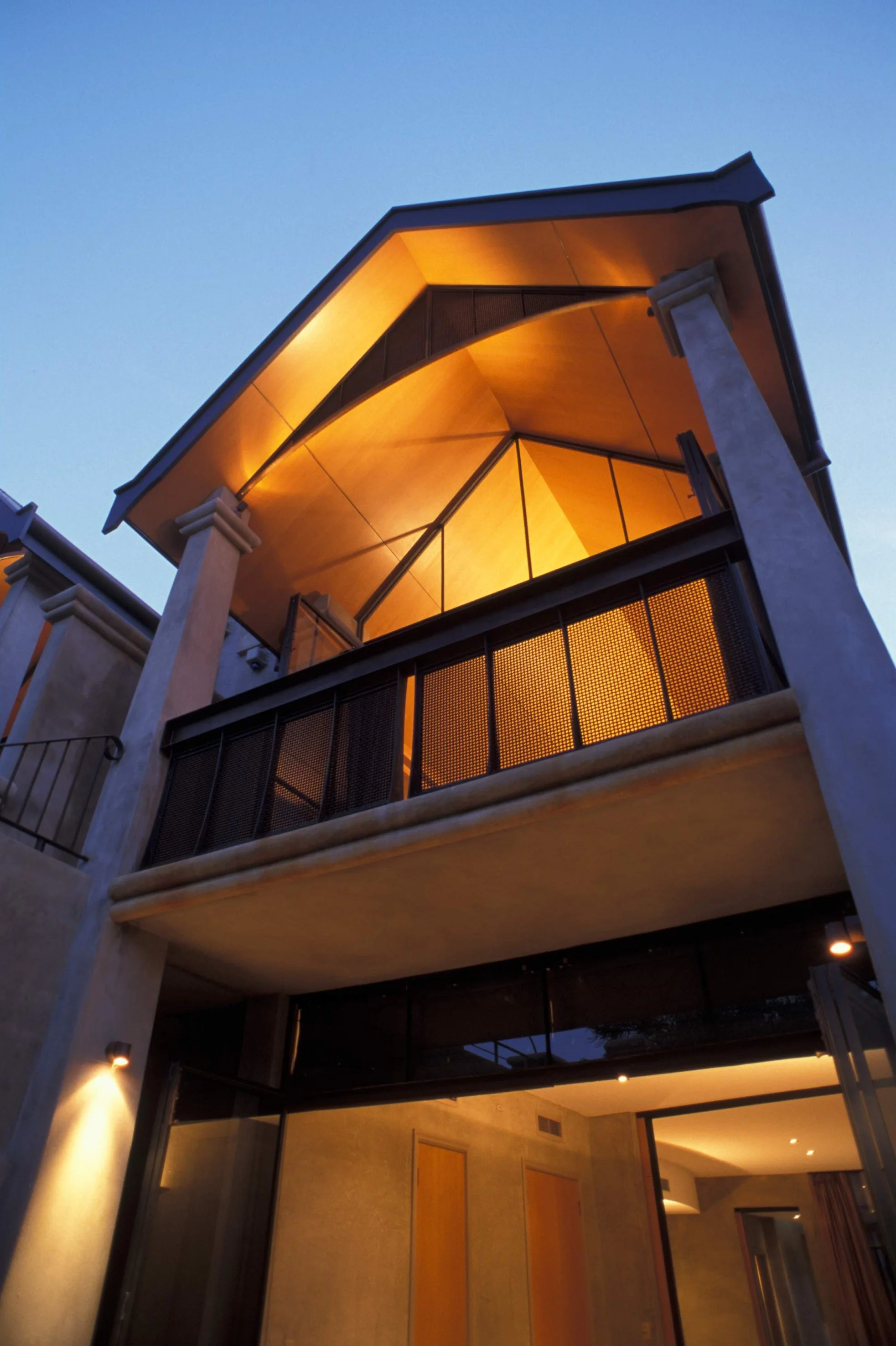 CTW Dusk Balcony Facade Townhouse Residence.JPG