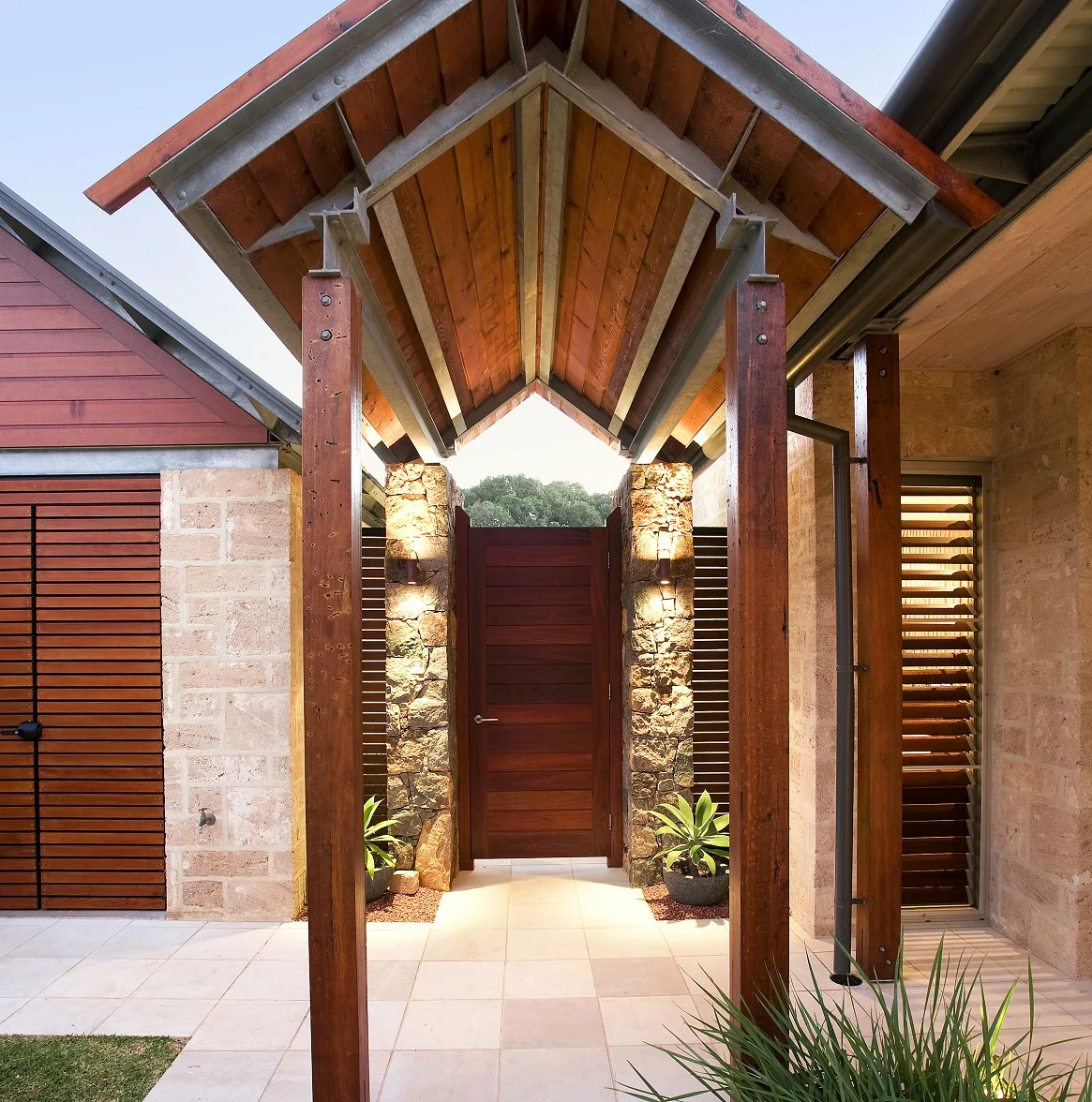 BBR Gable Entry Door Stone Columns Residence.jpg