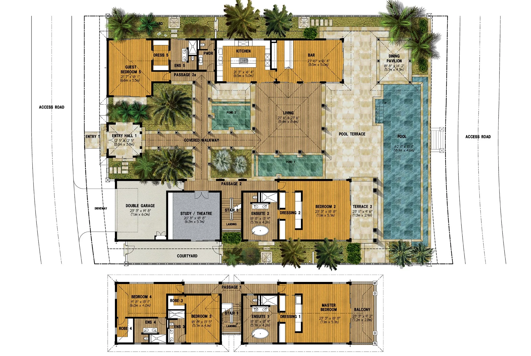Four Seasons Hotel Barbados Luxury Villa Floor Plan – Lot 11.jpg
