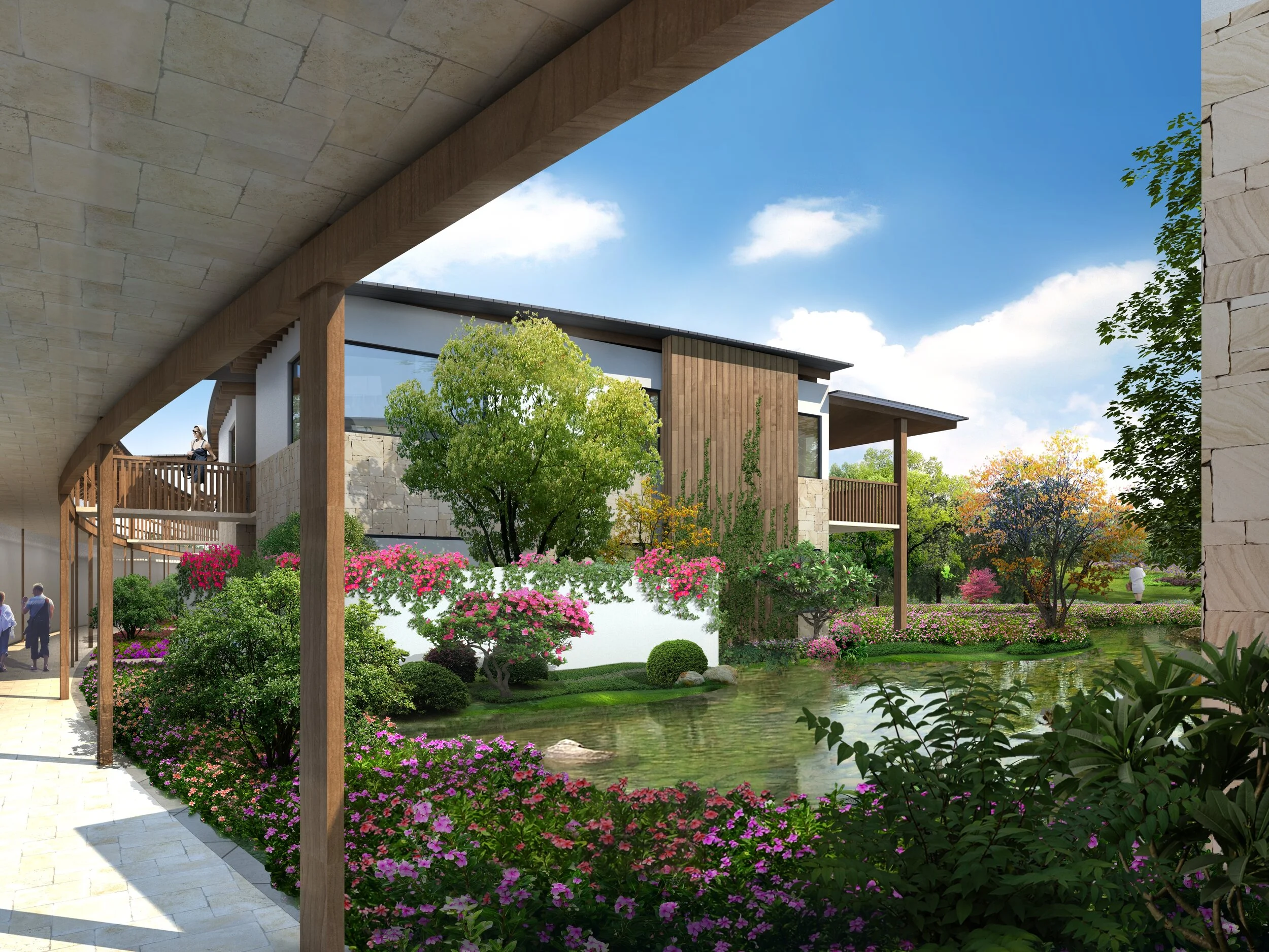 Forest Wellness Resort Hotel Courtyard.jpg