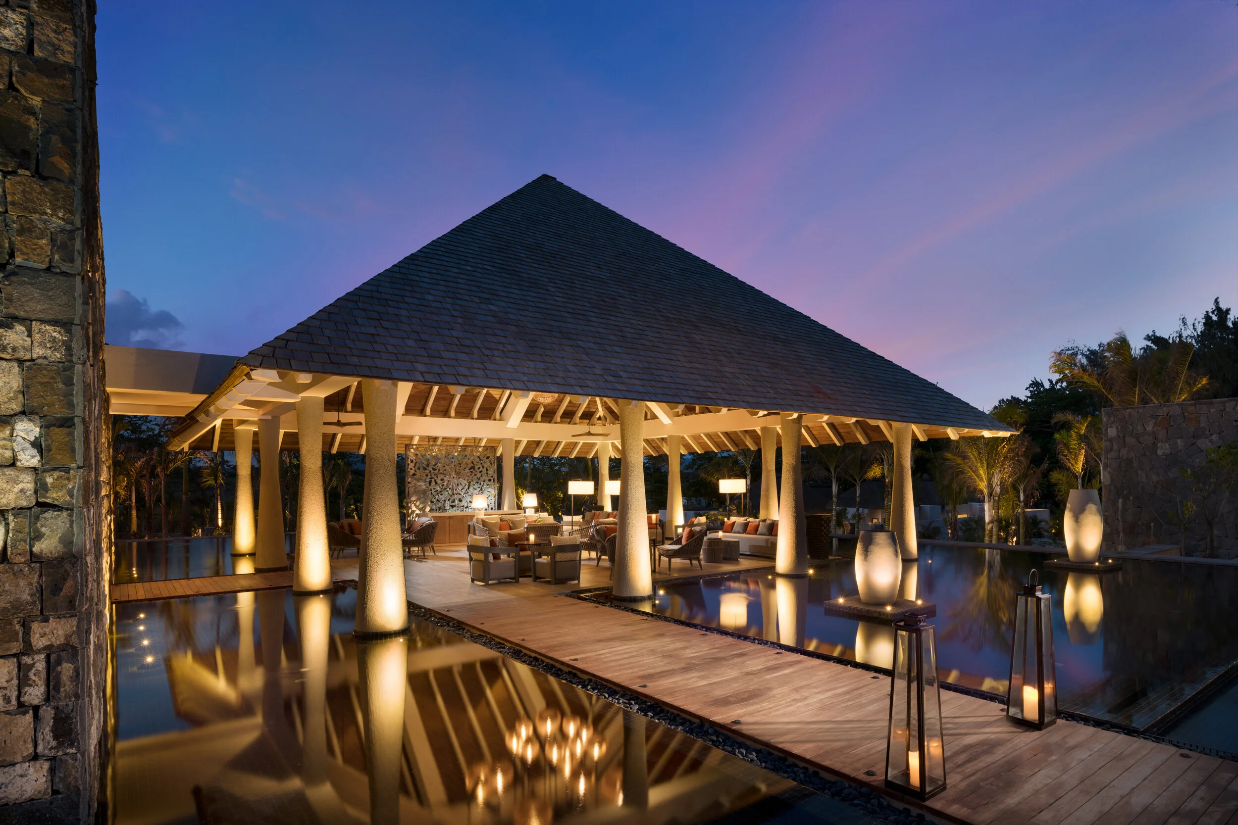 Le Chaland Resort Mauritius Lobby Arrival Pavilion Luxury Resort.jpg
