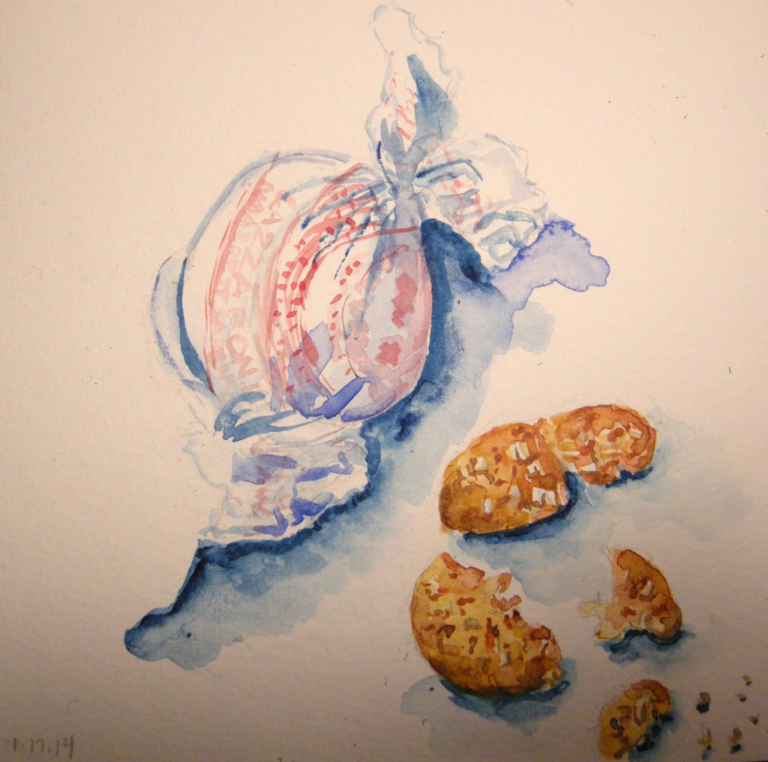 Amaretto cookie crumbles