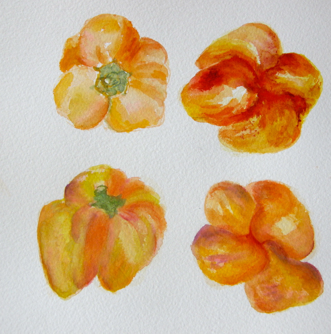 Yellow Pepper, 4 sides