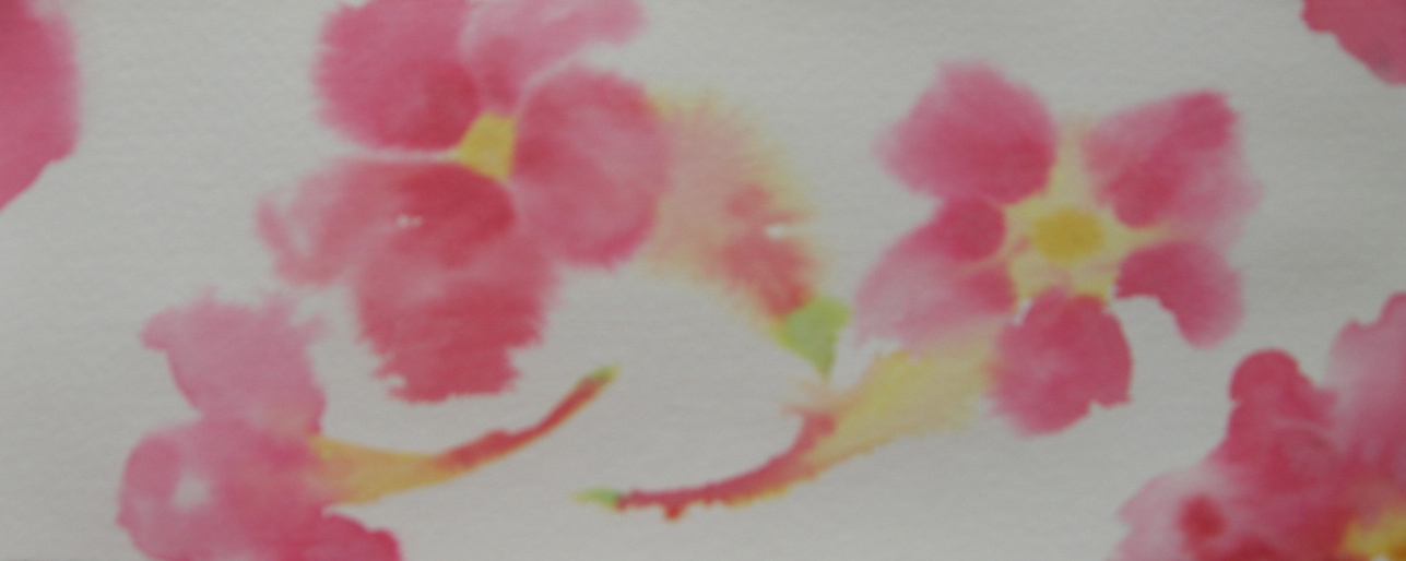 pink & Yellow bleeding floral