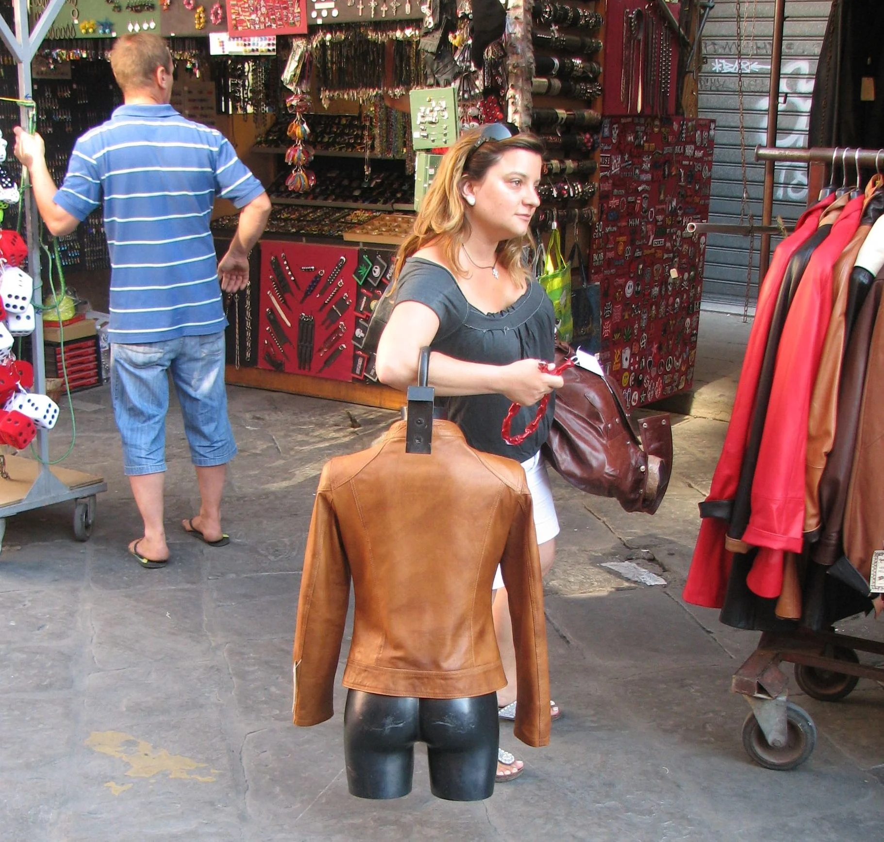 Leather district, Florence, Italy