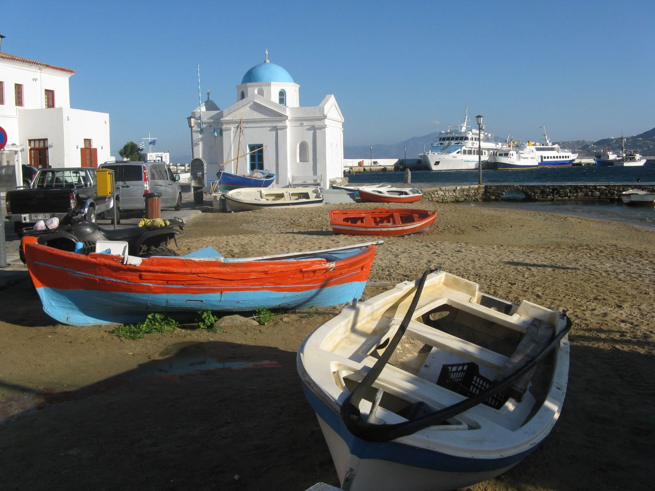 Beach, Mykanos, Greece