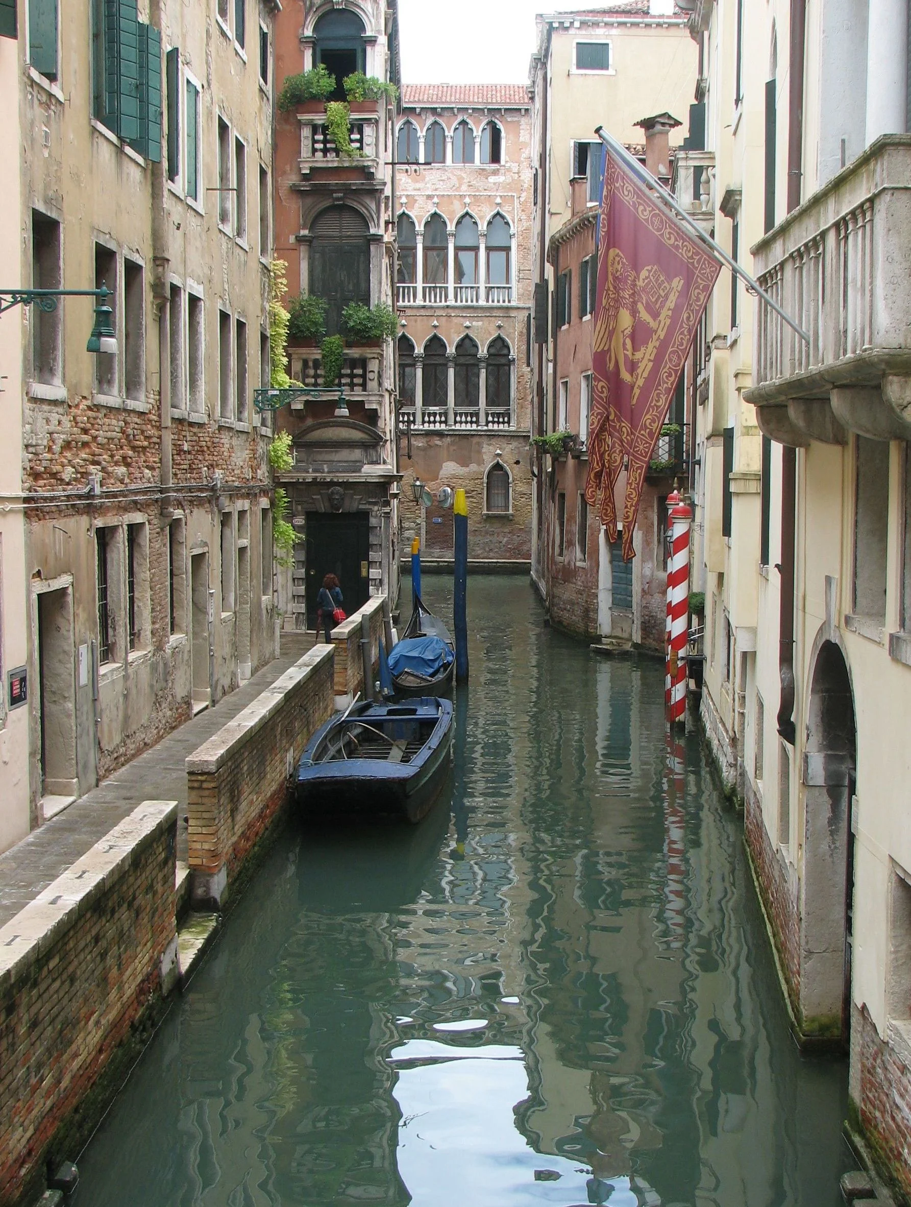 Side canal, Venice, Italy