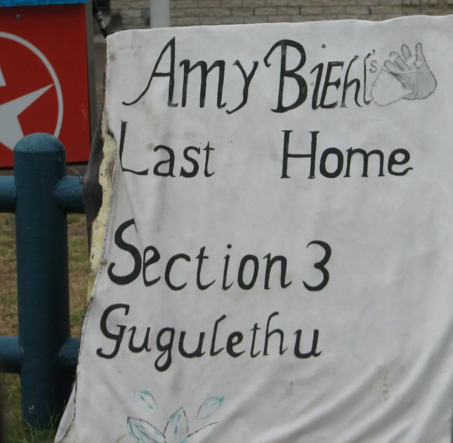 White sympathizer, Gugulethu Township, South Africa