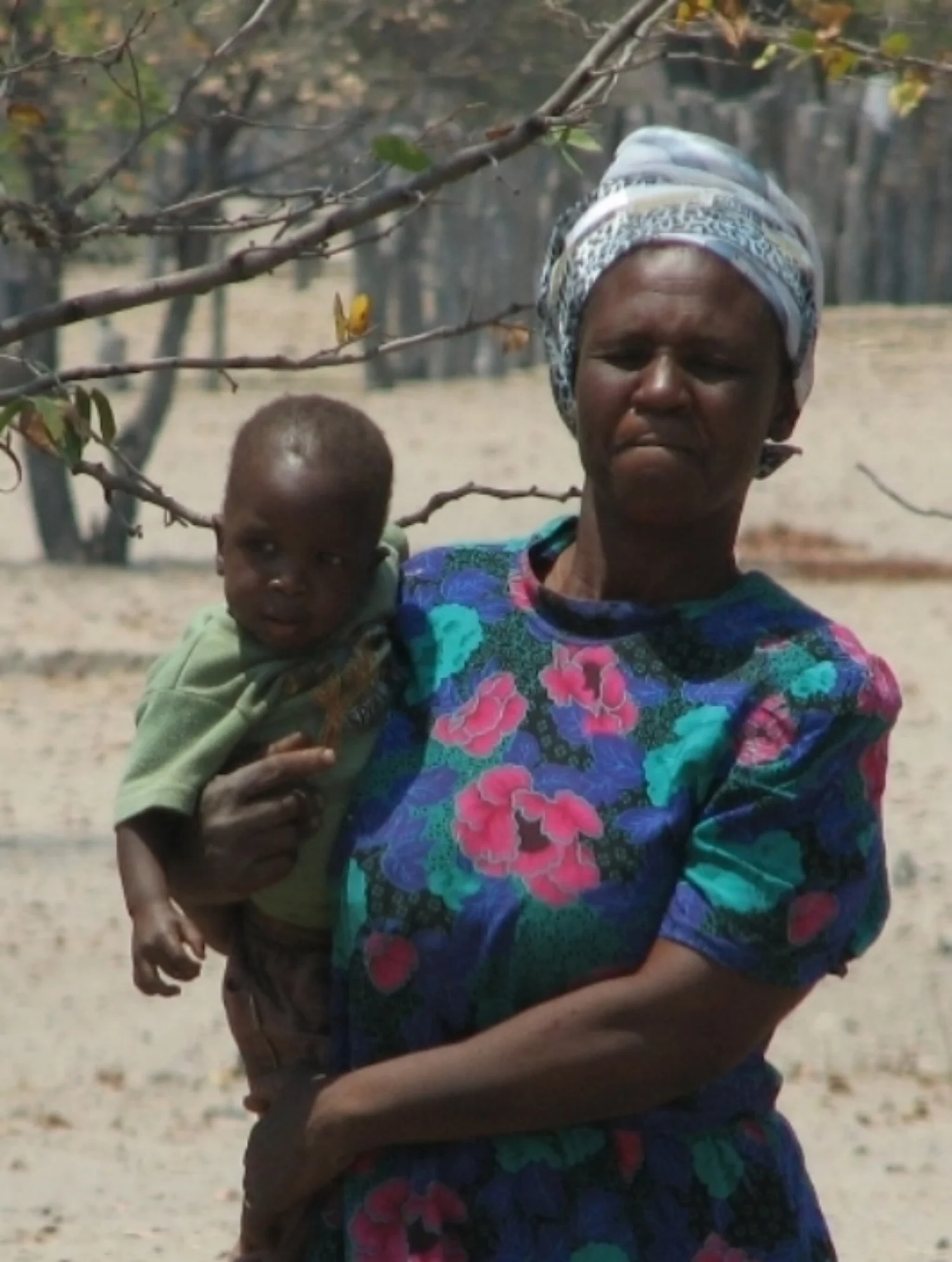 Mother and child in Botswana