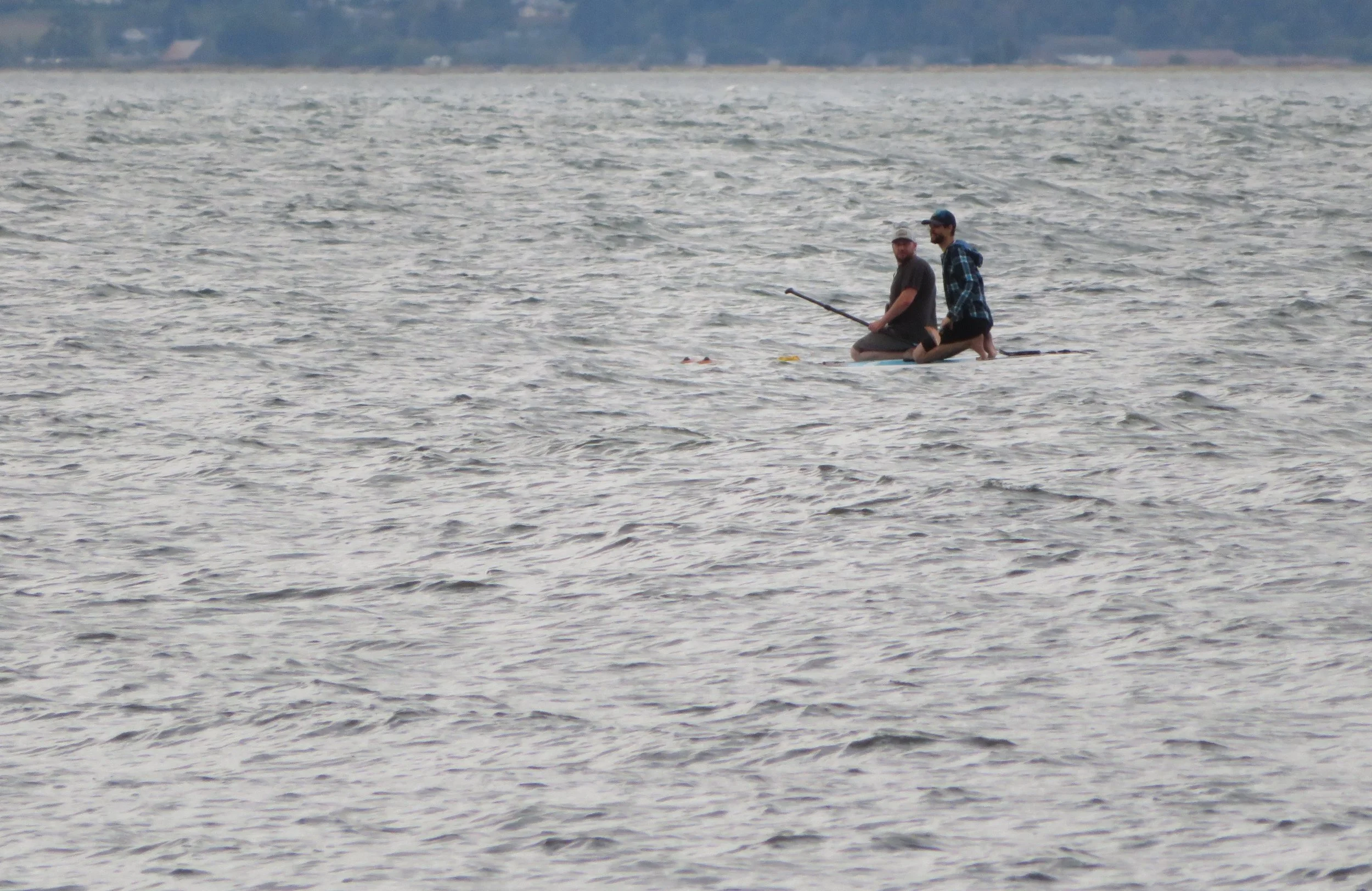  Young men on Port Susan, Camano Island, WA 