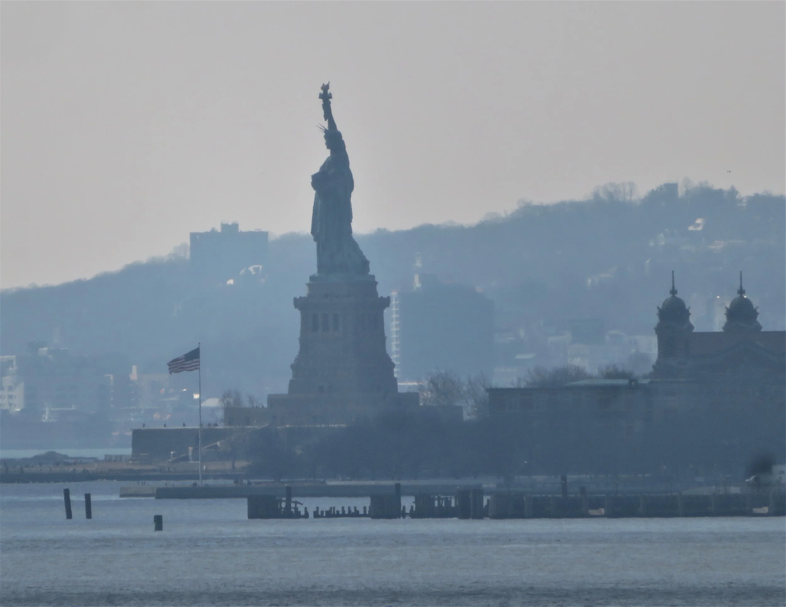  Statue of Liberty, viewed from World Trade Center observation deck 