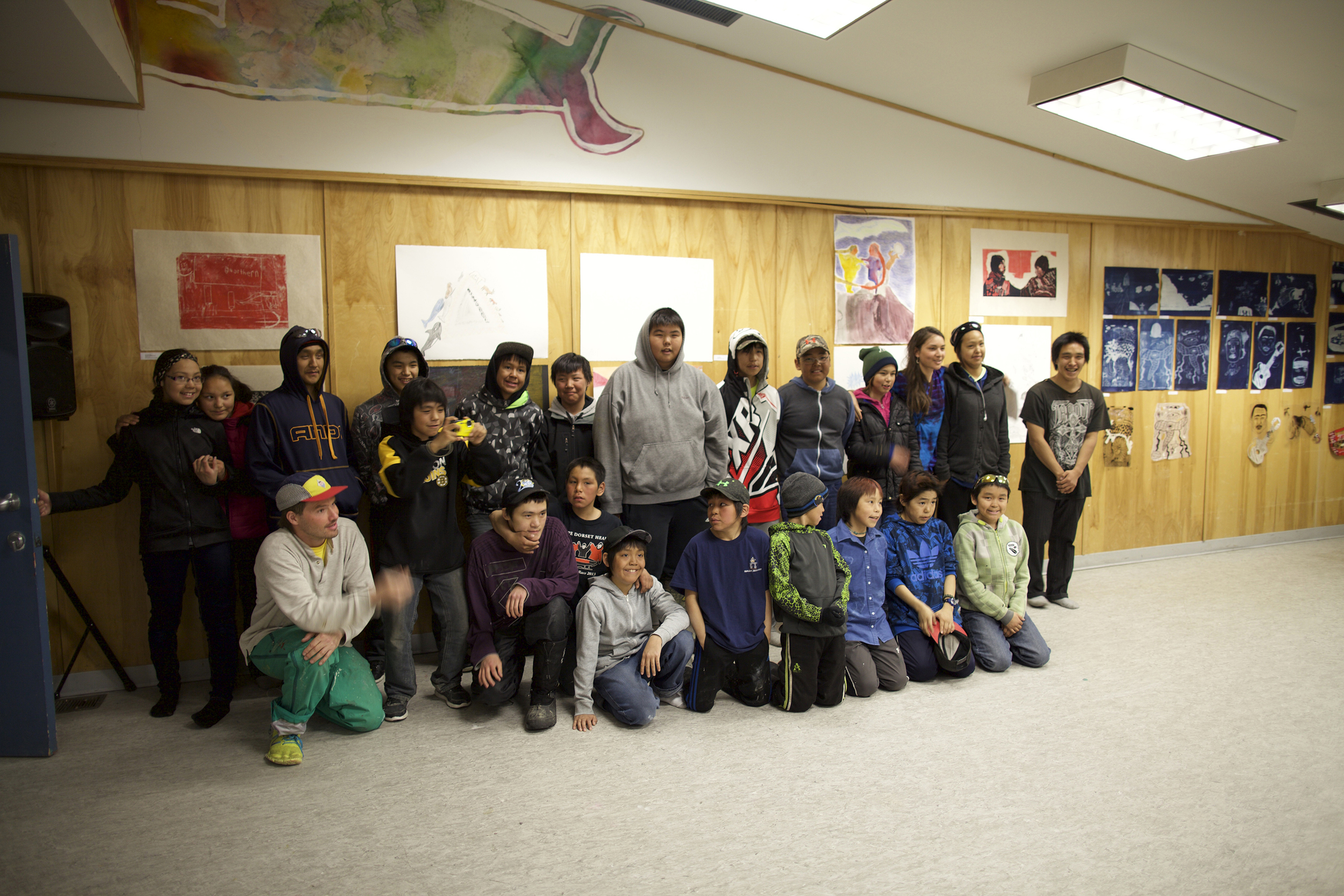 Embassy of Imagination Third Annual Art Show in Cape Dorset, Nunavut