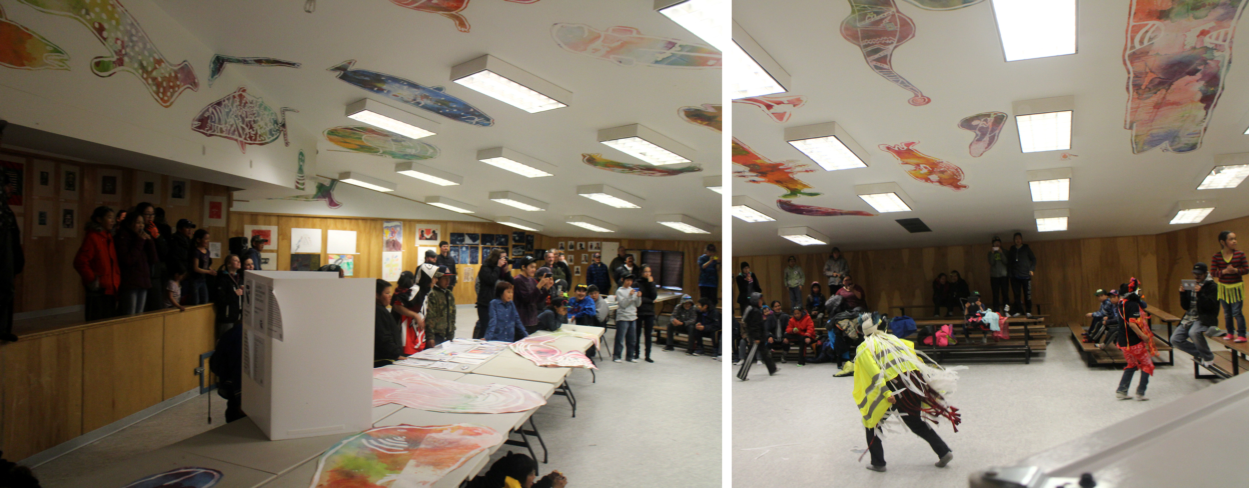 Surprise Dance at the Art Show! Thank you B-boy Iguana and Ezee-E! 