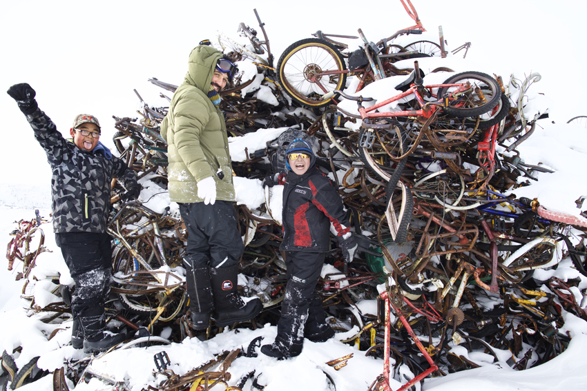 It all started with finding materials at "Canadian Tire" aka The Dump.