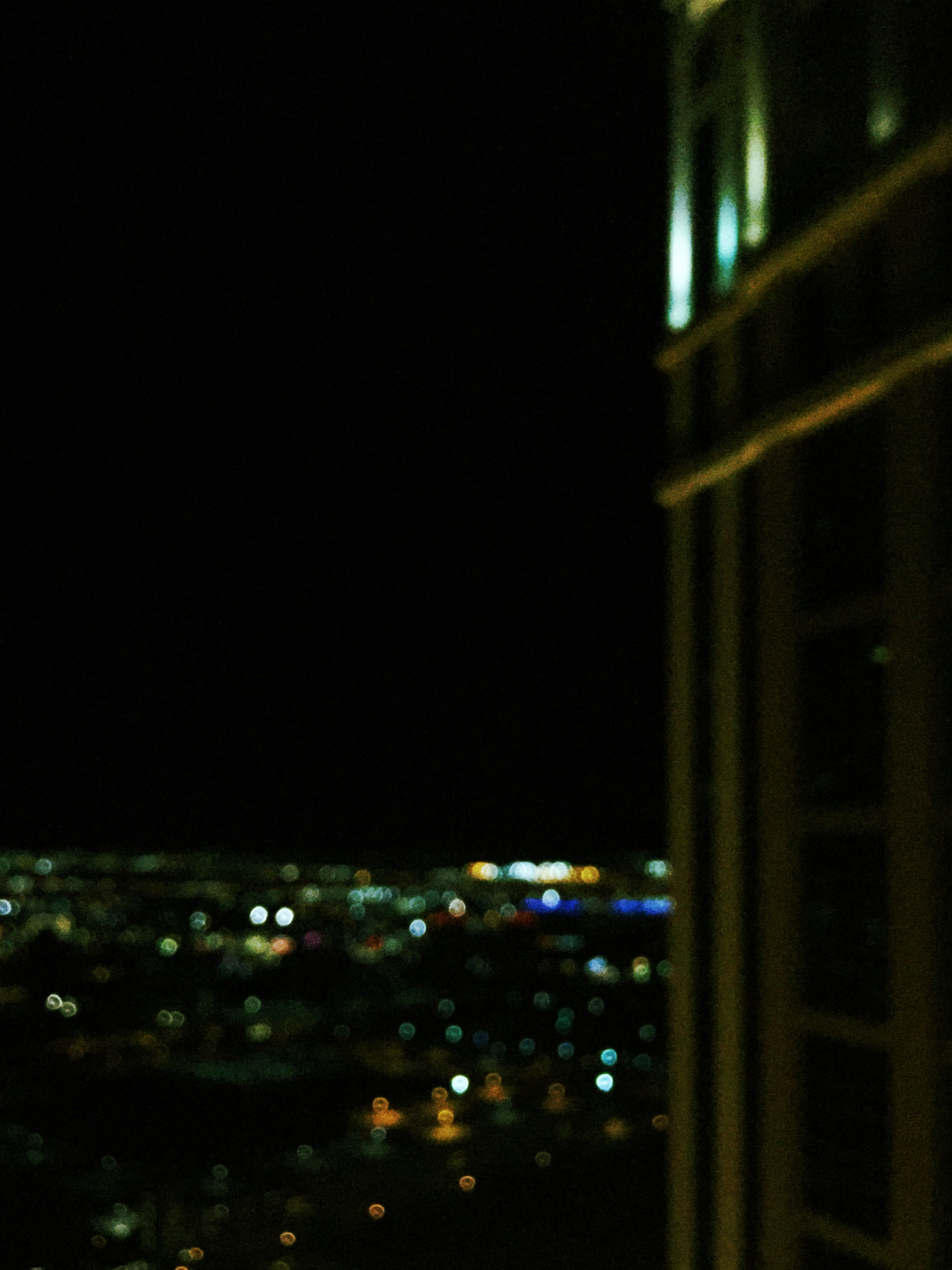 view from my room at night :: late thursday, november 18, 2016