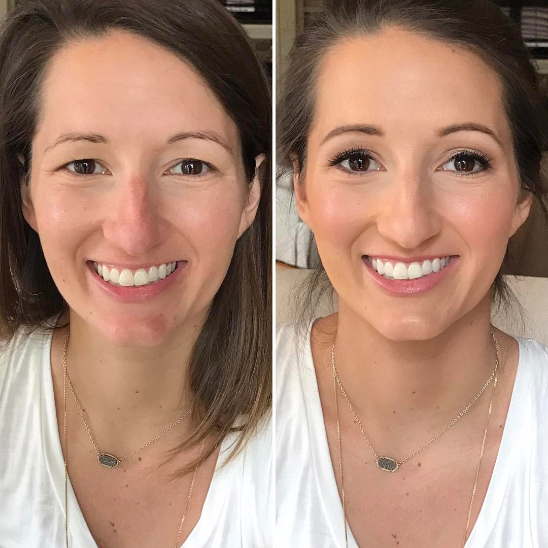  airbrush makeup before and after 