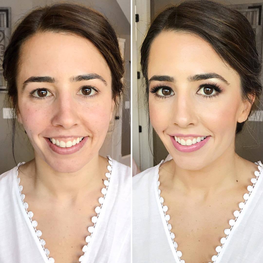  airbrush makeup before and after 