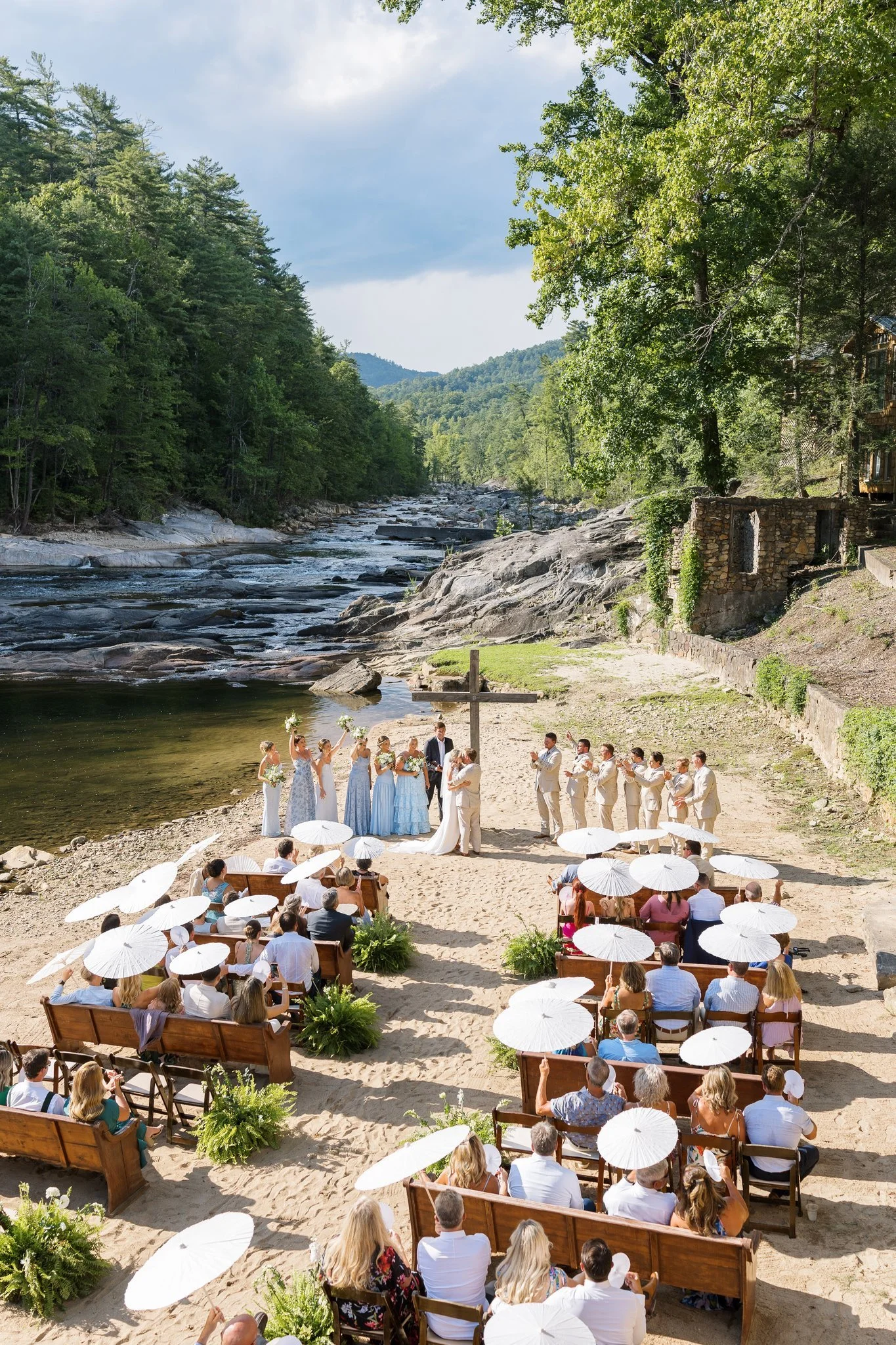 Brown Mountain Beach Resort | Elevated Waterfront Wedding