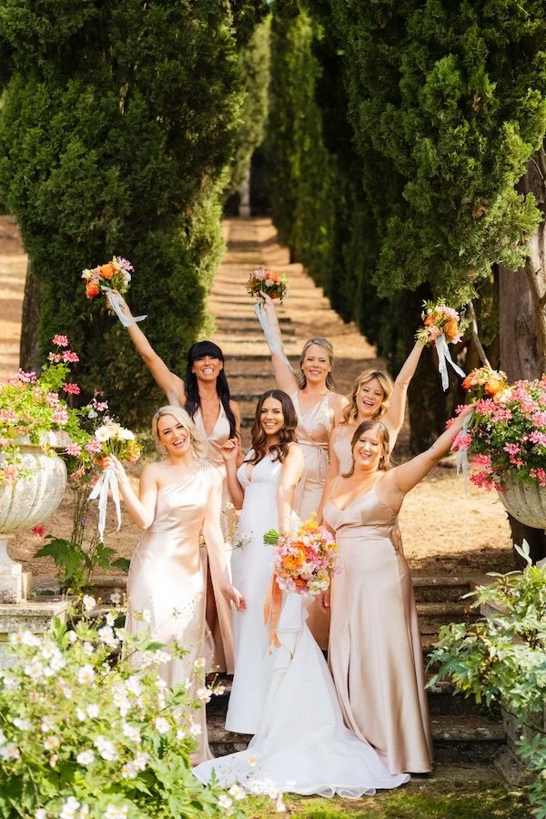 Luxury bridal hair and makeup for a destination wedding in Italy