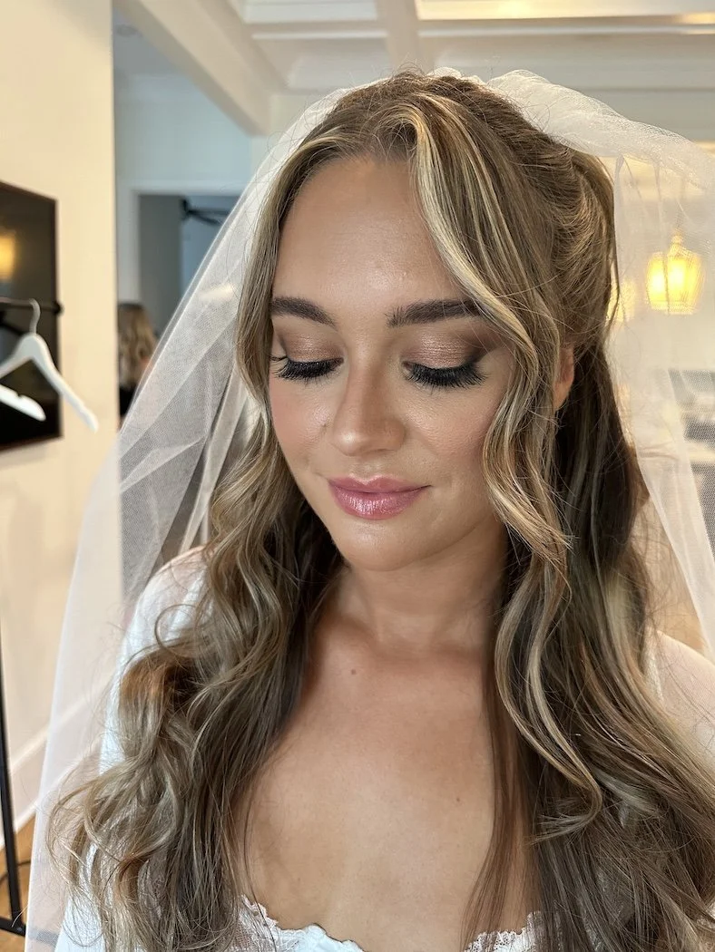 glam bridal makeup look