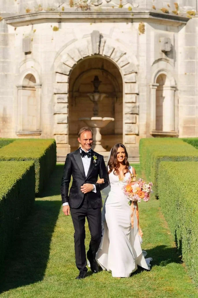 Luxury bridal hair and makeup at a Tuscan villa ceremony La Foce