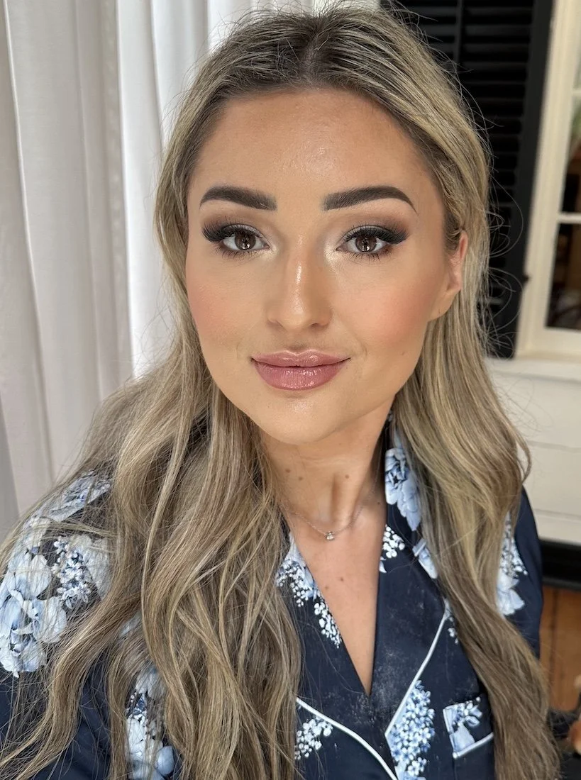 bridal makeup look with glam eye makeup