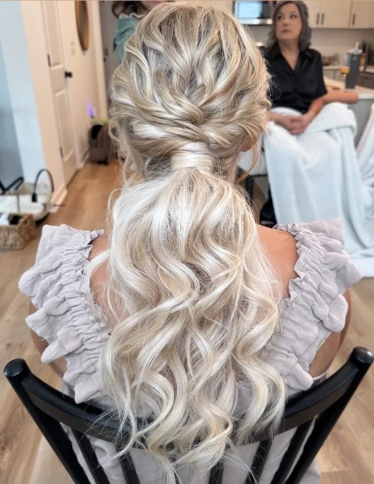 party pony hair inspiration for blonde hair